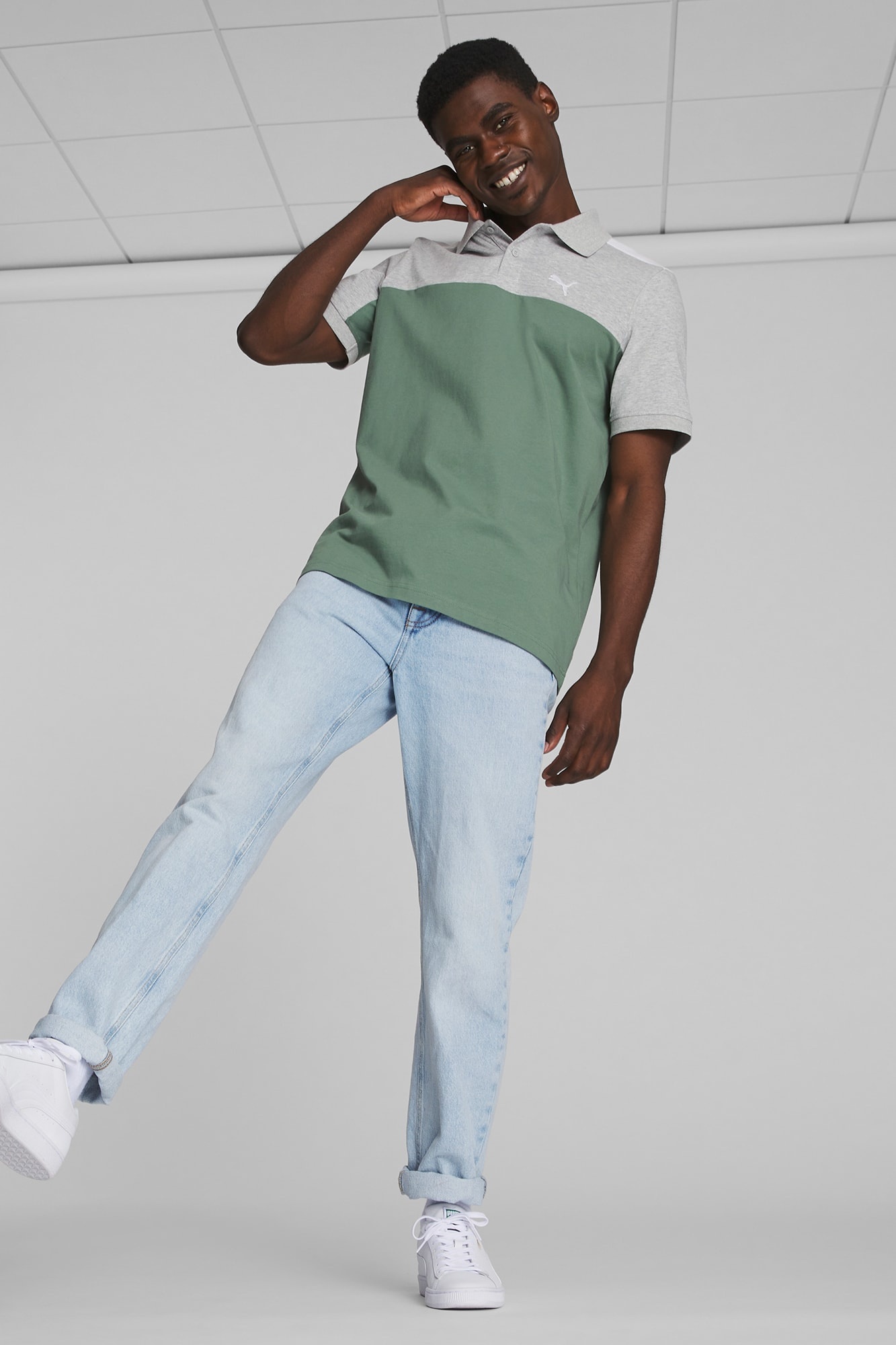 Essential+ Block Men's Polo - 6