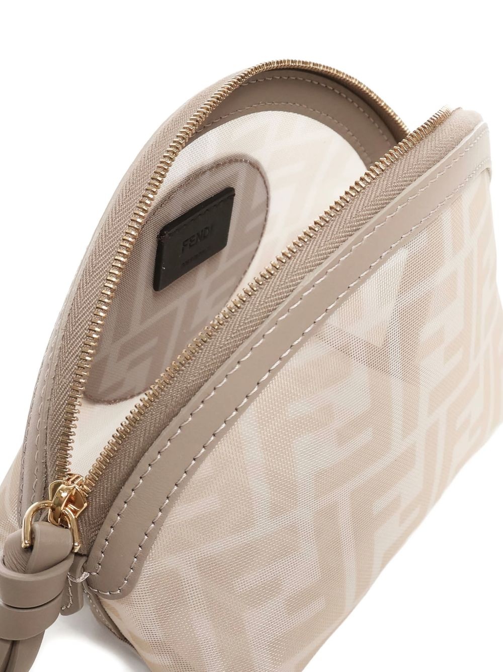 FF-logo mesh make up bag - 3