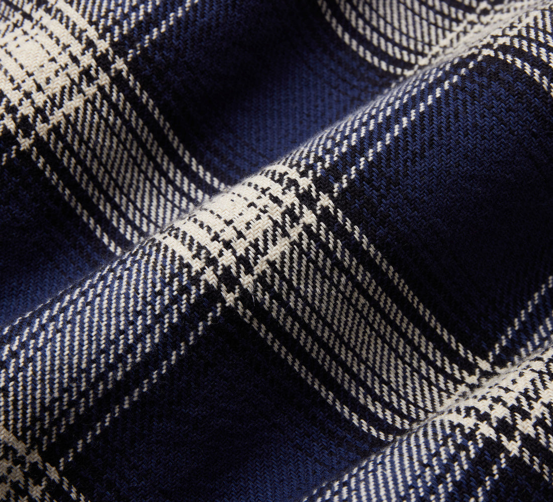 Crosscut Flannel - Midnight Plaid - 5
