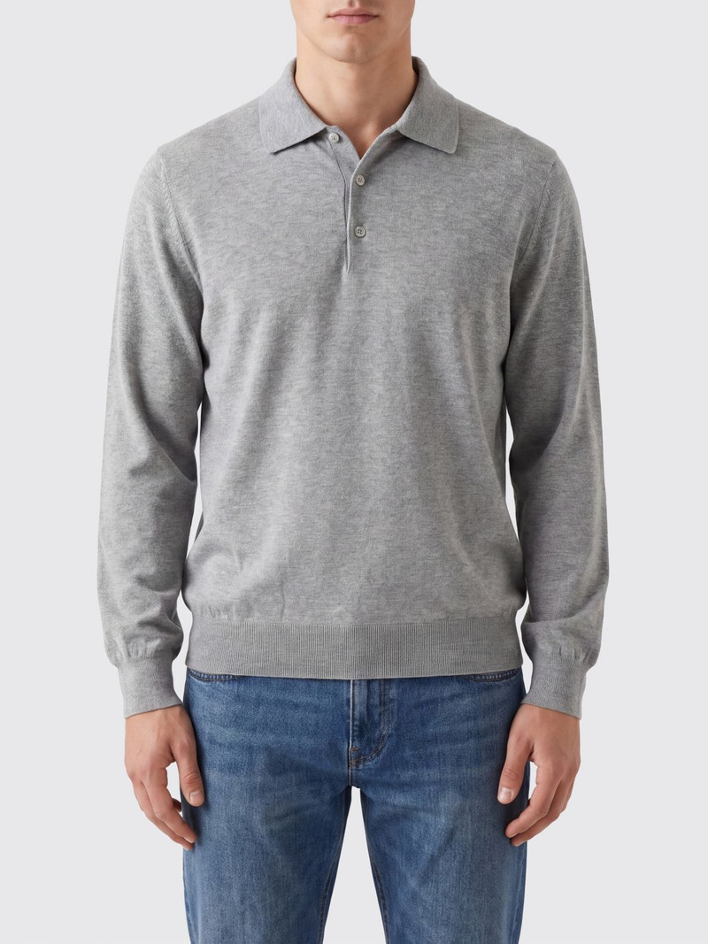 BRUNELLO CUCINELLI Polo Shirt Men color Blue 1 1