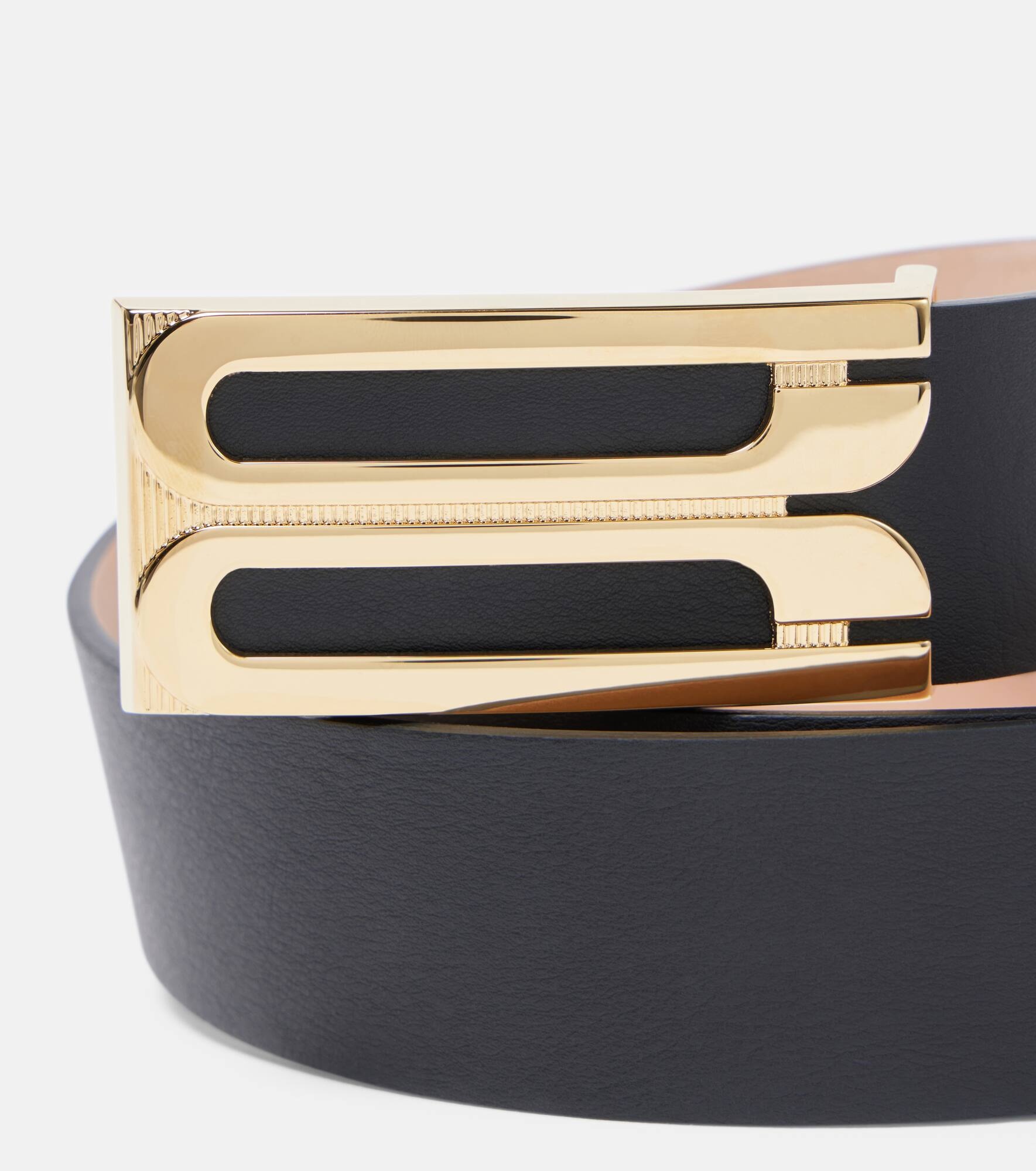 Jumbo Frame leather belt - 3