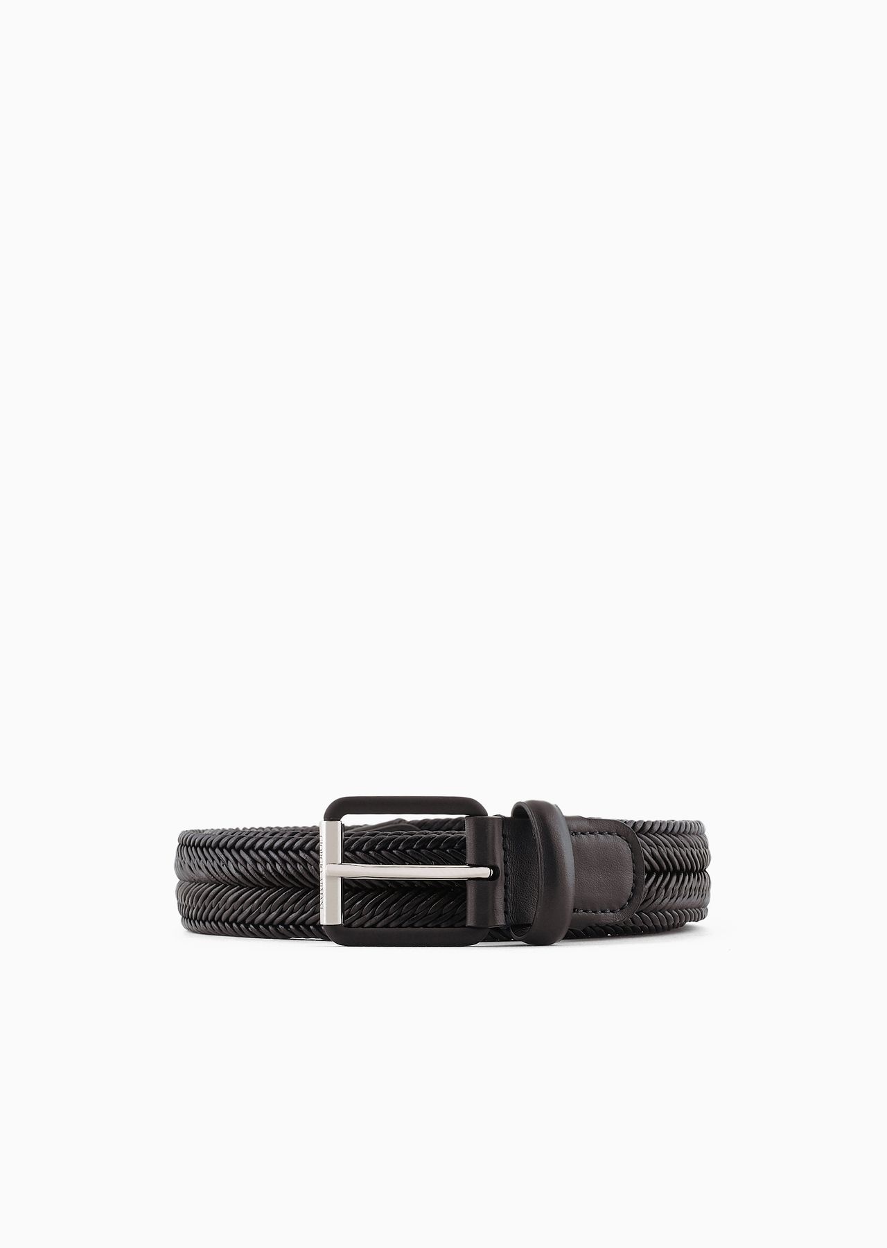 Woven leather belt - 1