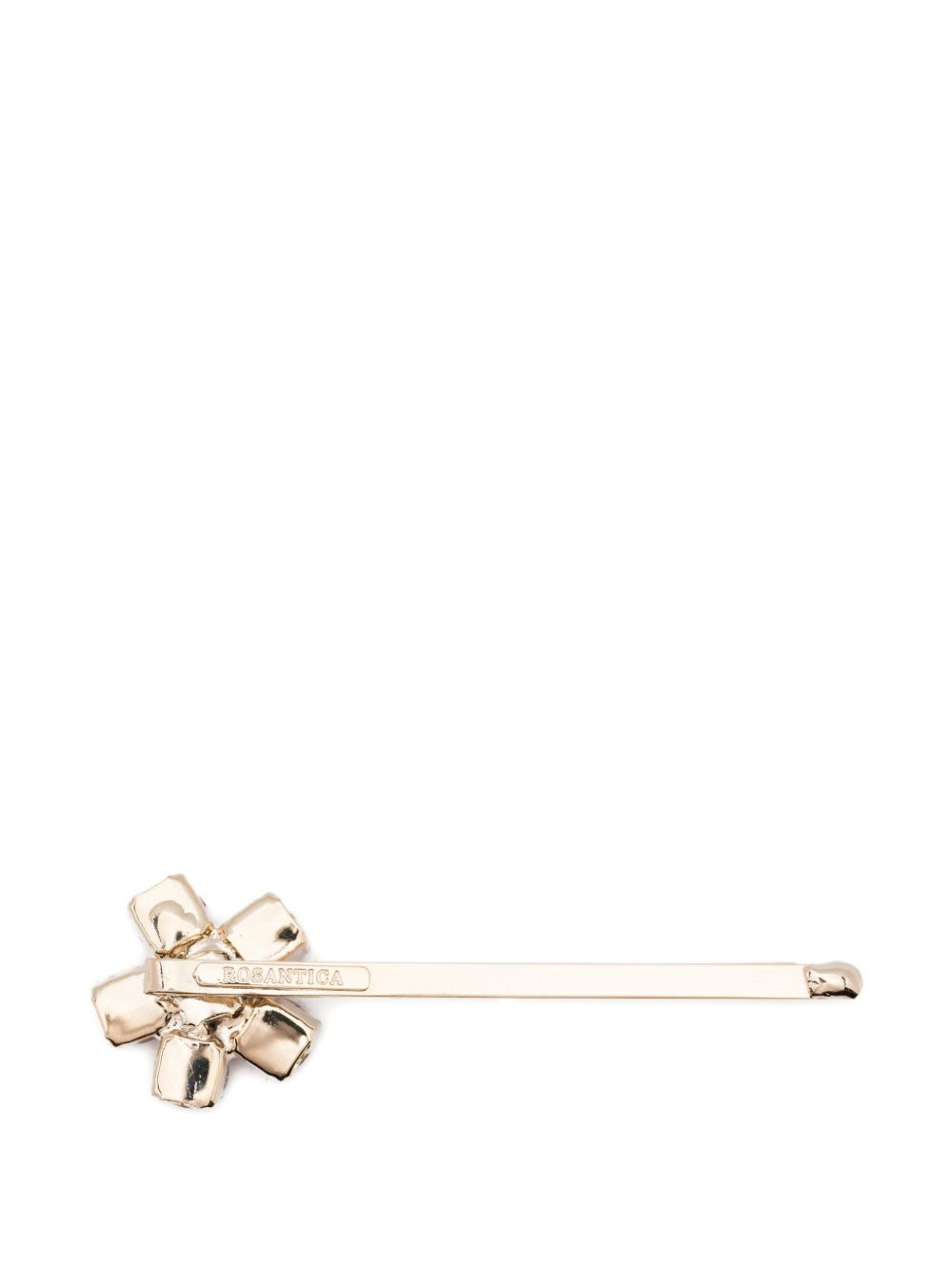 flower-embellished hair slide - 3