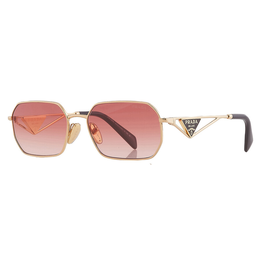 Prada Red Gradient Geometric Ladies Sunglasses PR A51S 5AK40C 58 - 2