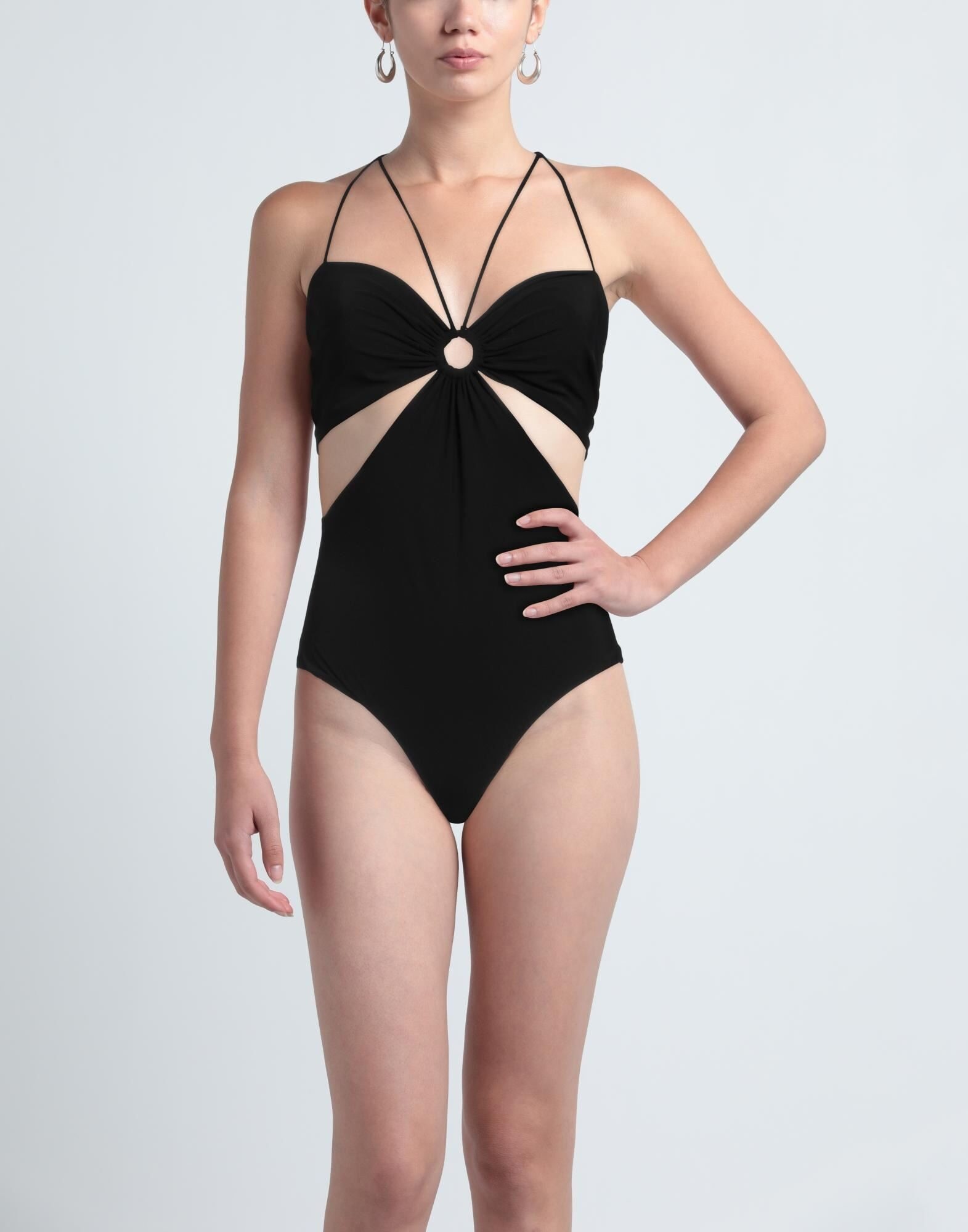 Black Women's One-piece Swimsuits - 2