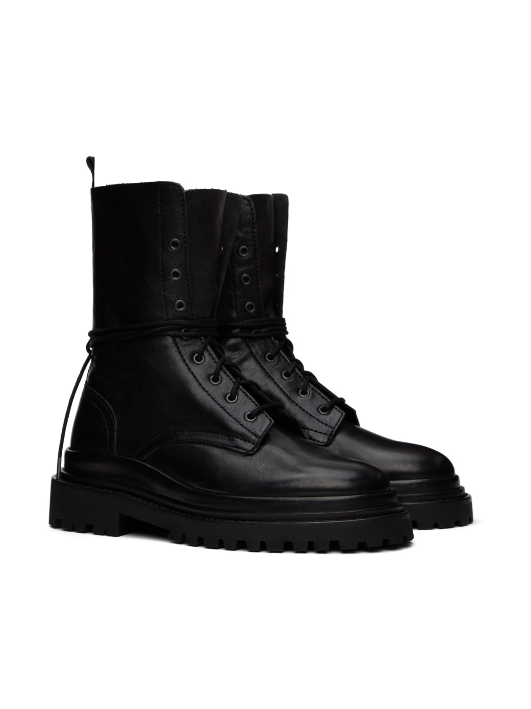 Black Ghiso Low Boots - 4