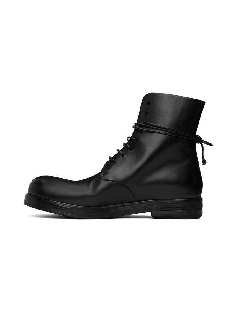 Black Zucca Zeppa Lace Up Ankle Boots 3