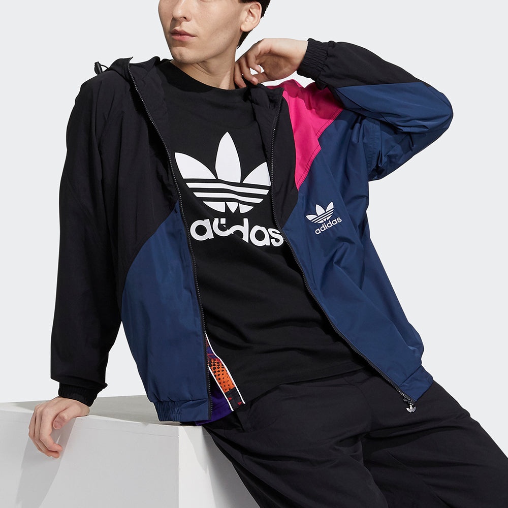 Adidas originals colorblocked track jacket clearance