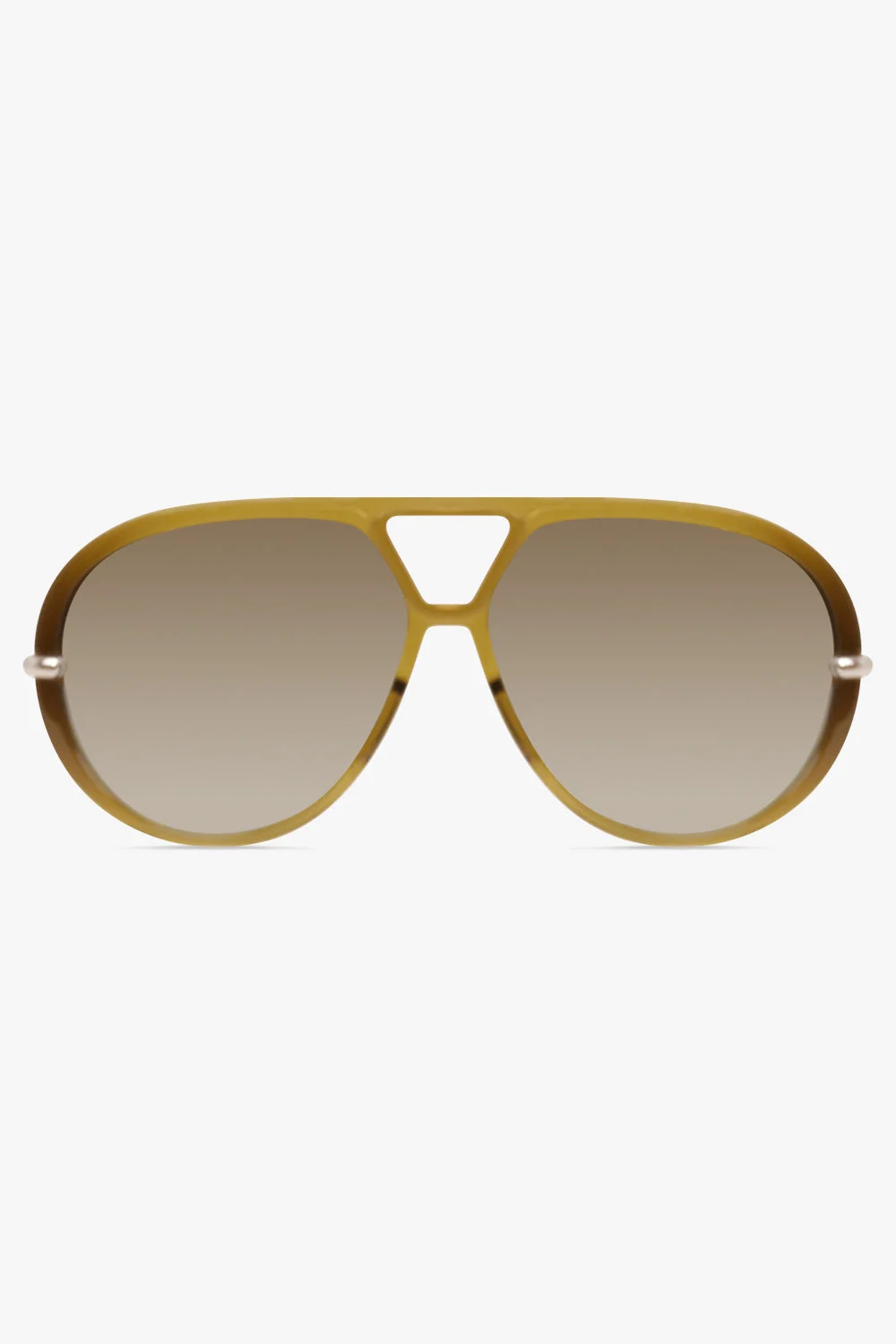 BV1274S AVIATOR SUNGLASSES | KHAKI/SILVER - 1