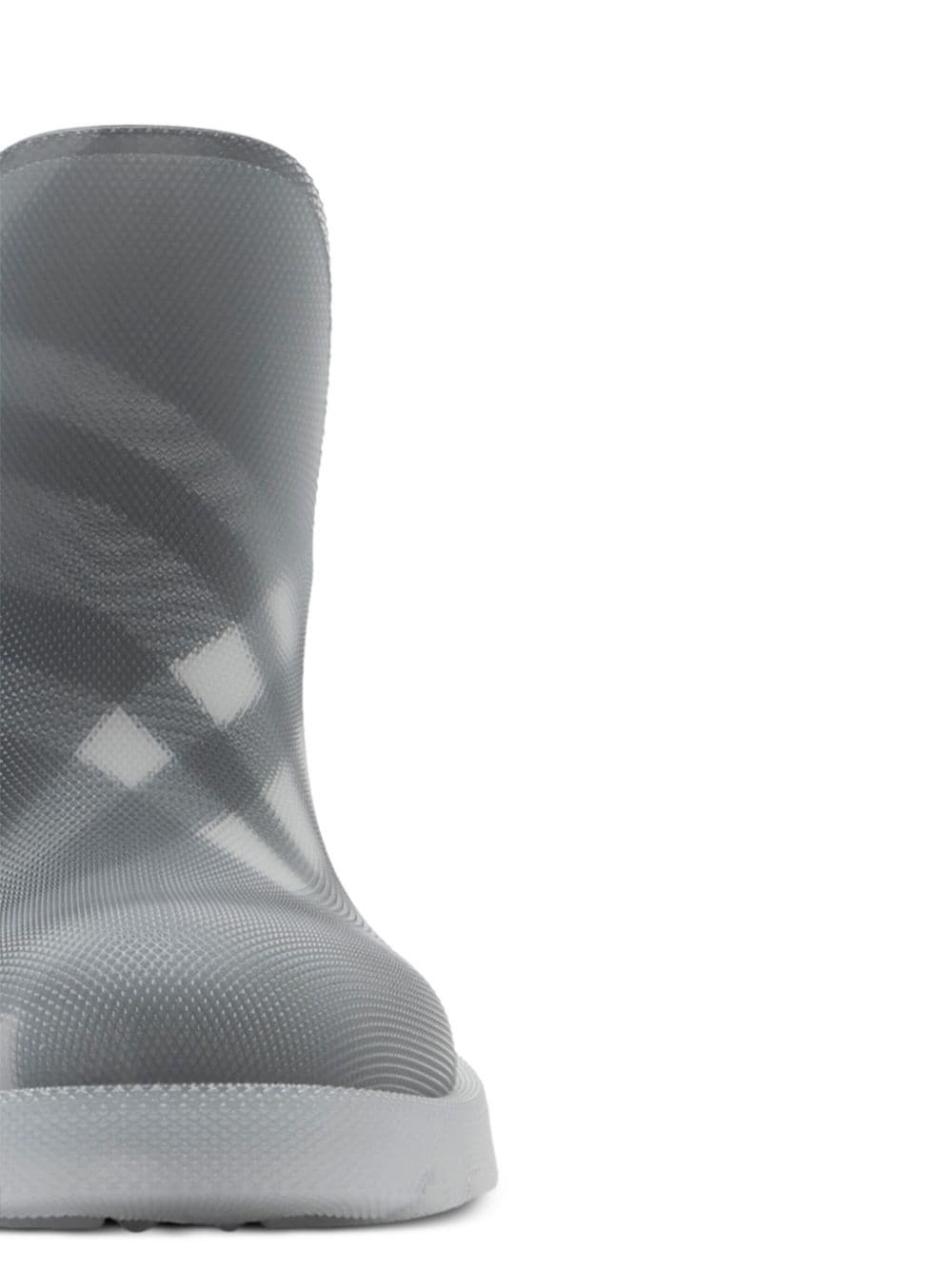 Marsh Vintage-check mesh boots - 2