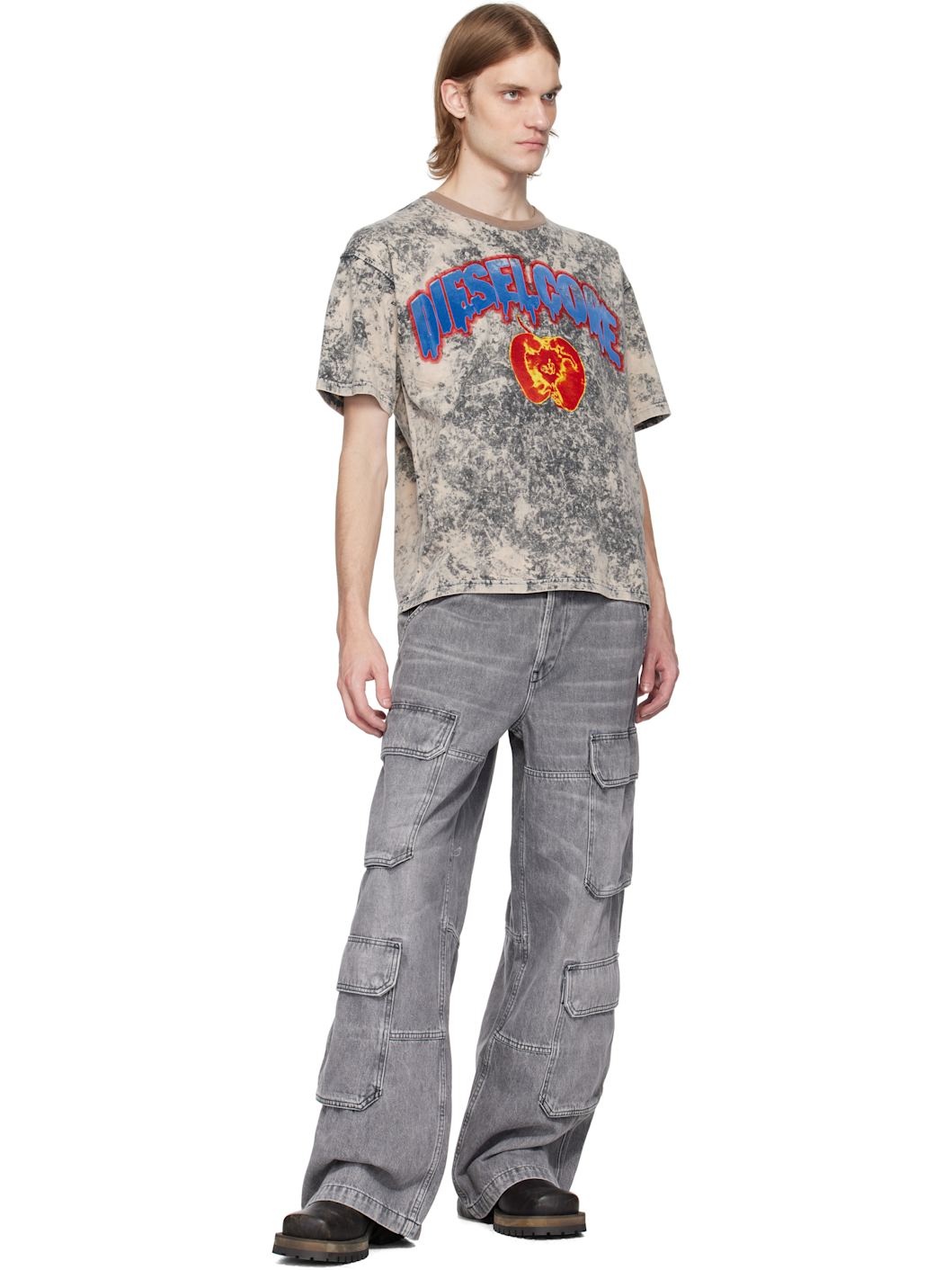 Gray Relaxed D-Touch Odcbe Jeans - 4