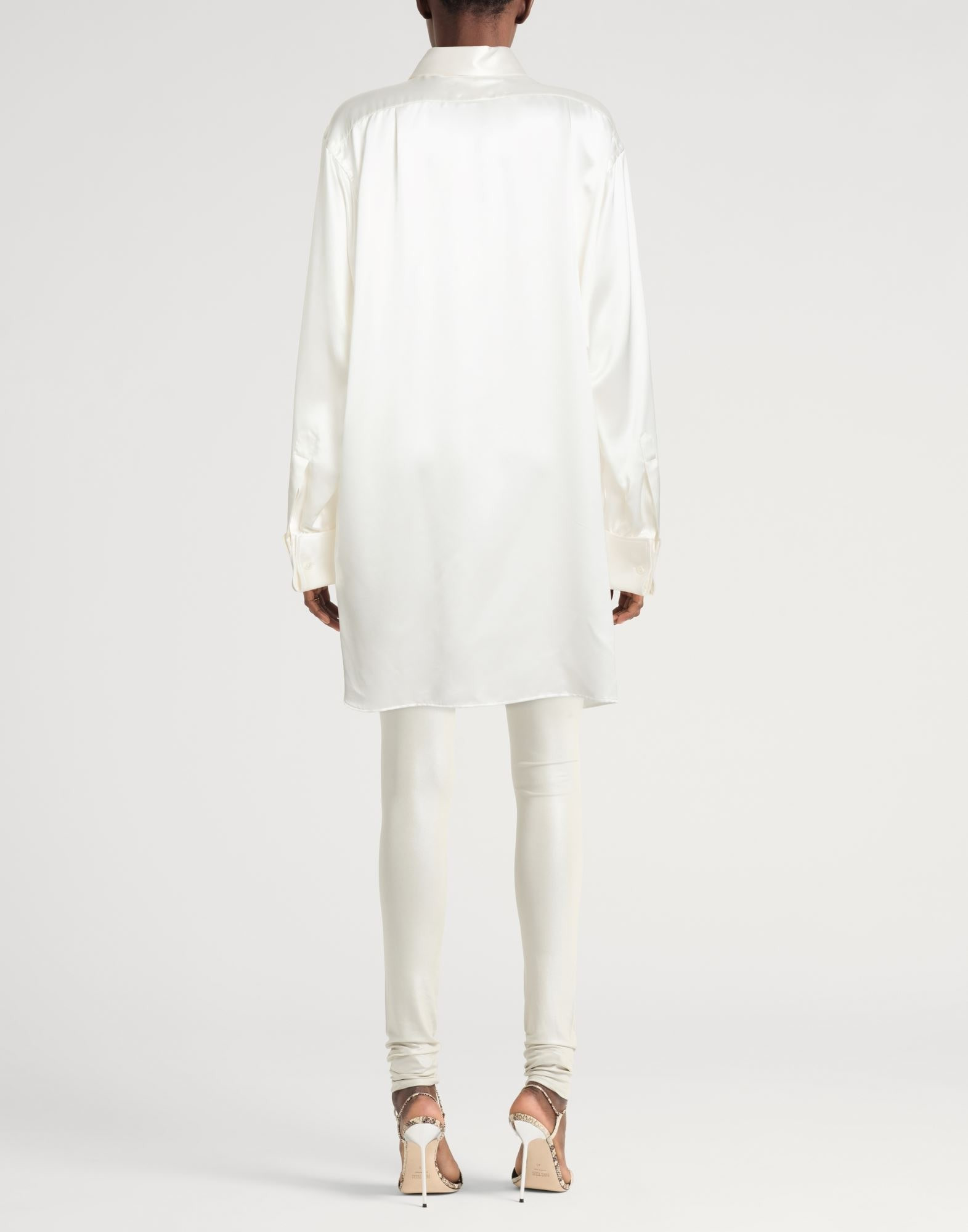 Off white Women's Silk Shirts & Blouses - 3