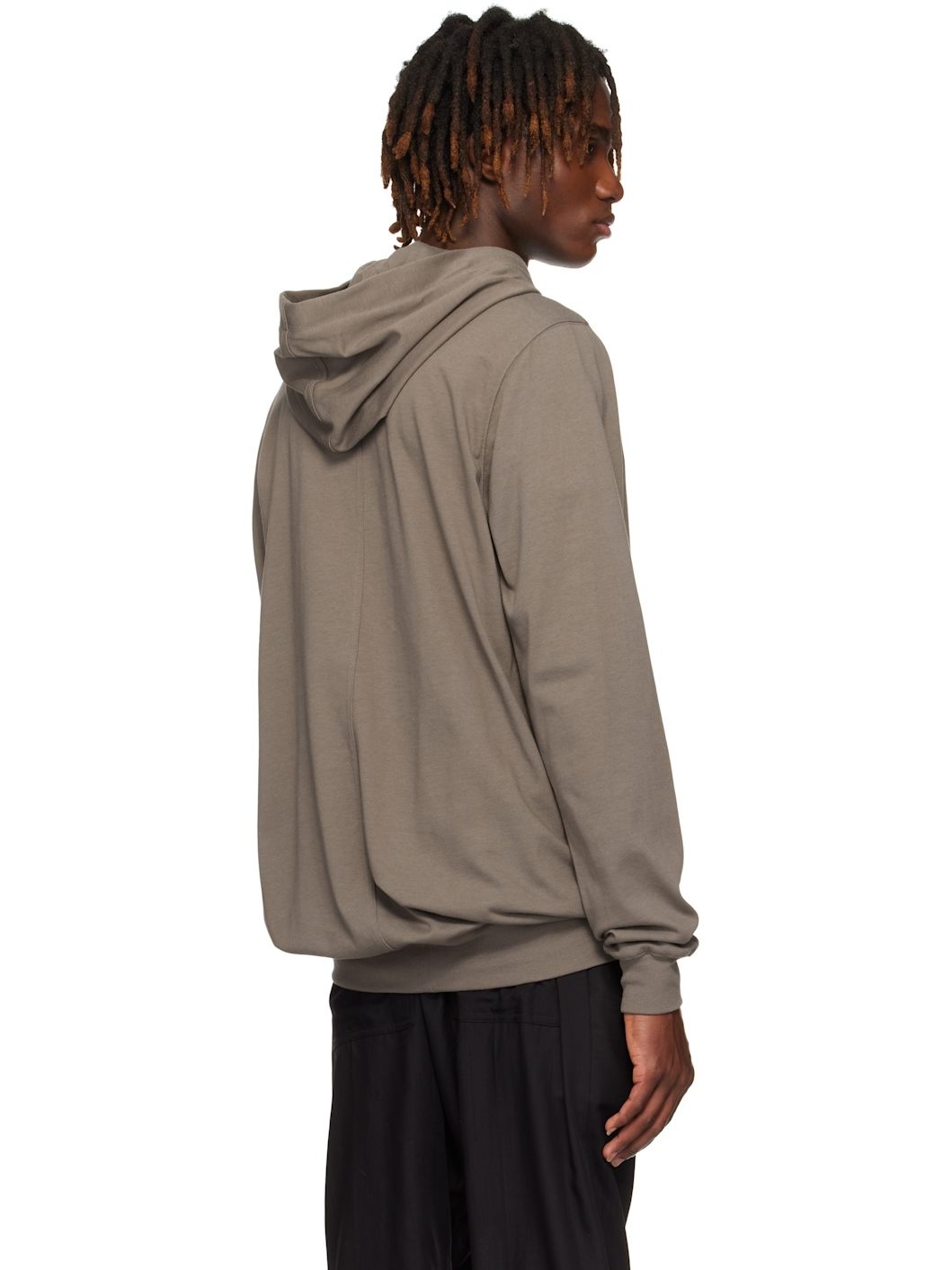 Gray Hollywood Heavy Jersey Hoodie - 3