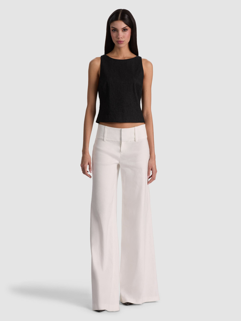 YVETTE LINEN BOAT NECK TANK 3