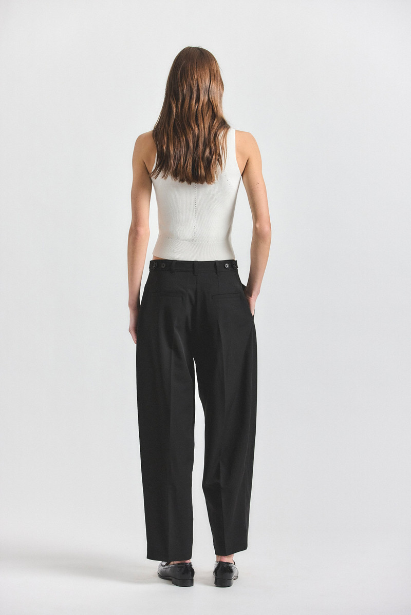 ASHER PLEATED SUITING TROUSER 5
