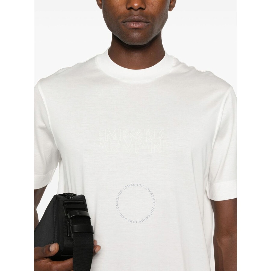 Emporio Armani Stencil Effect Logo T-Shirt - 3