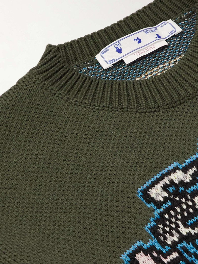 Jacquard-Knit Sweater 5