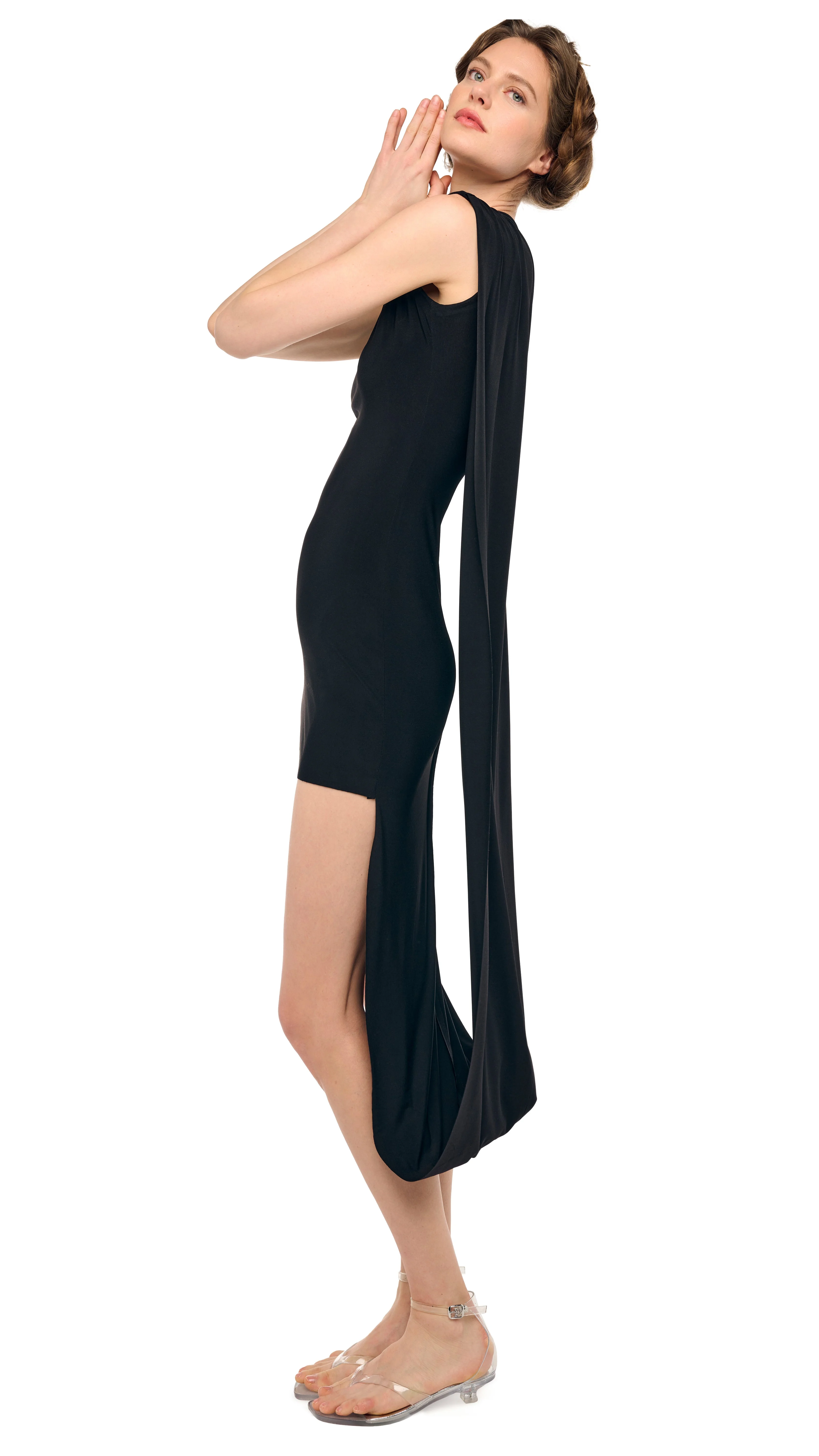 SLEEVELESS XL COCOON MINI DRESS - 1