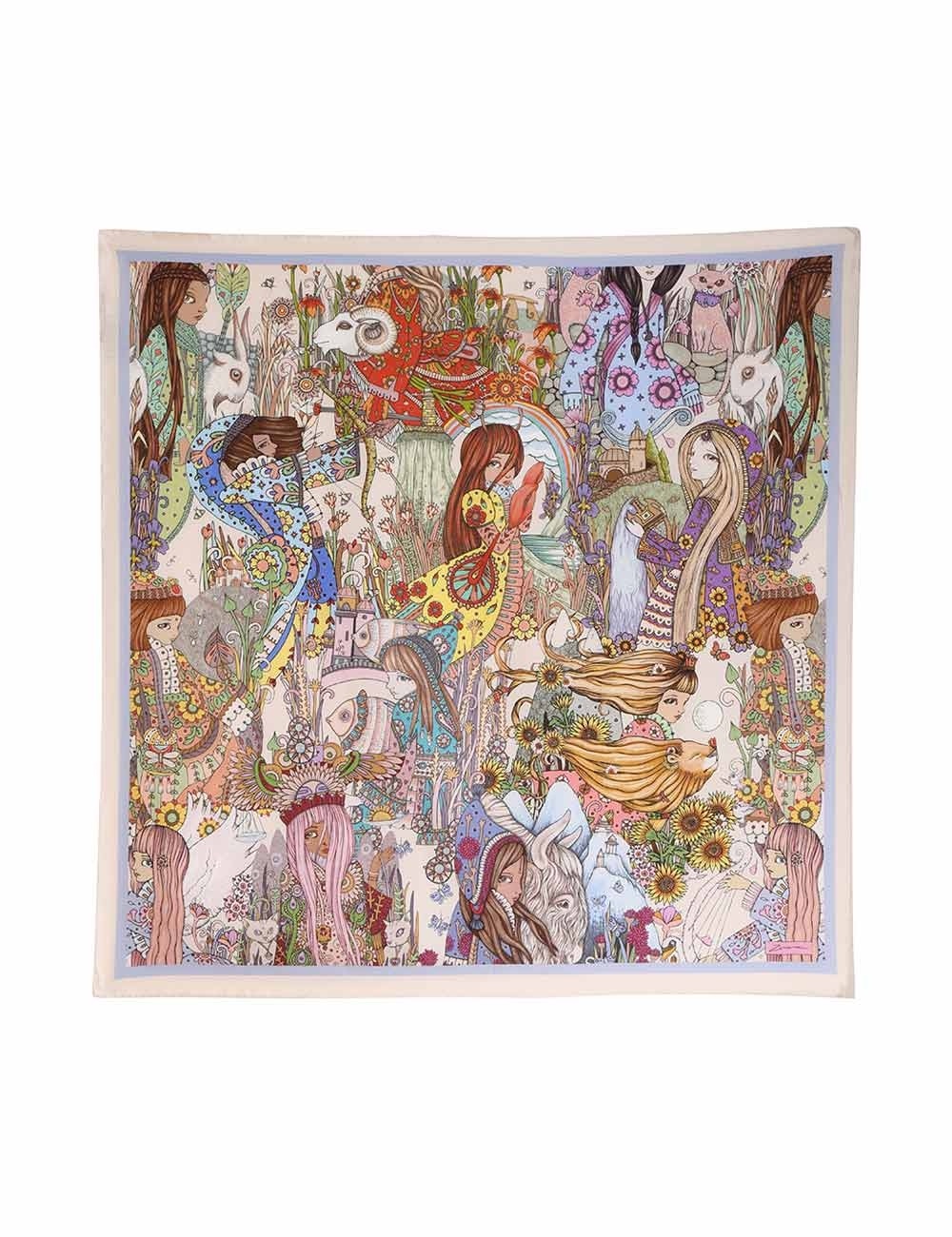 SILK SQUARE SCARF - 3