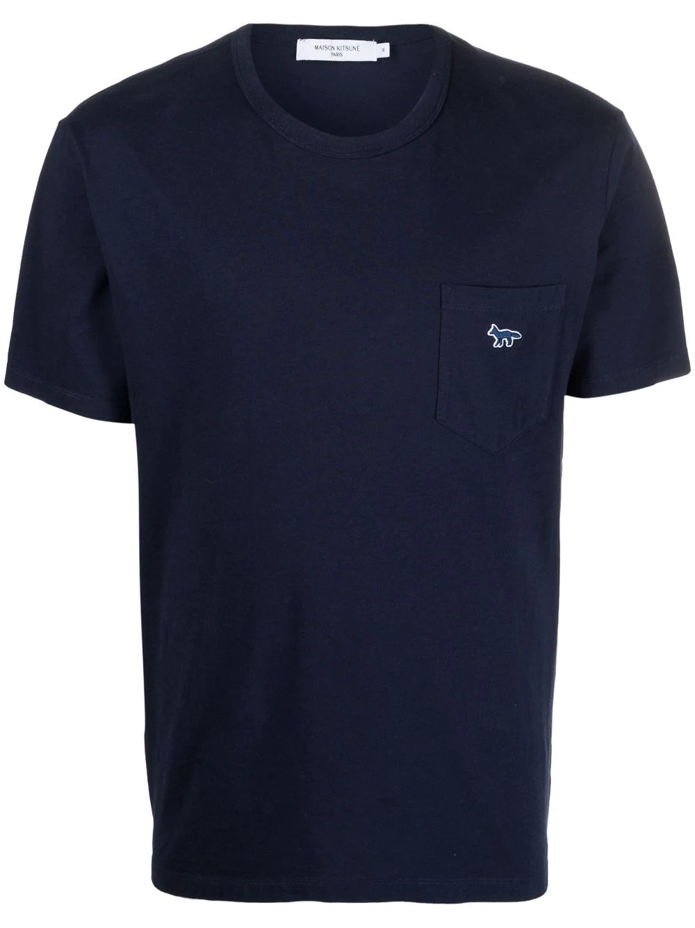 embroidered-logo pocket T-Shirt - 1