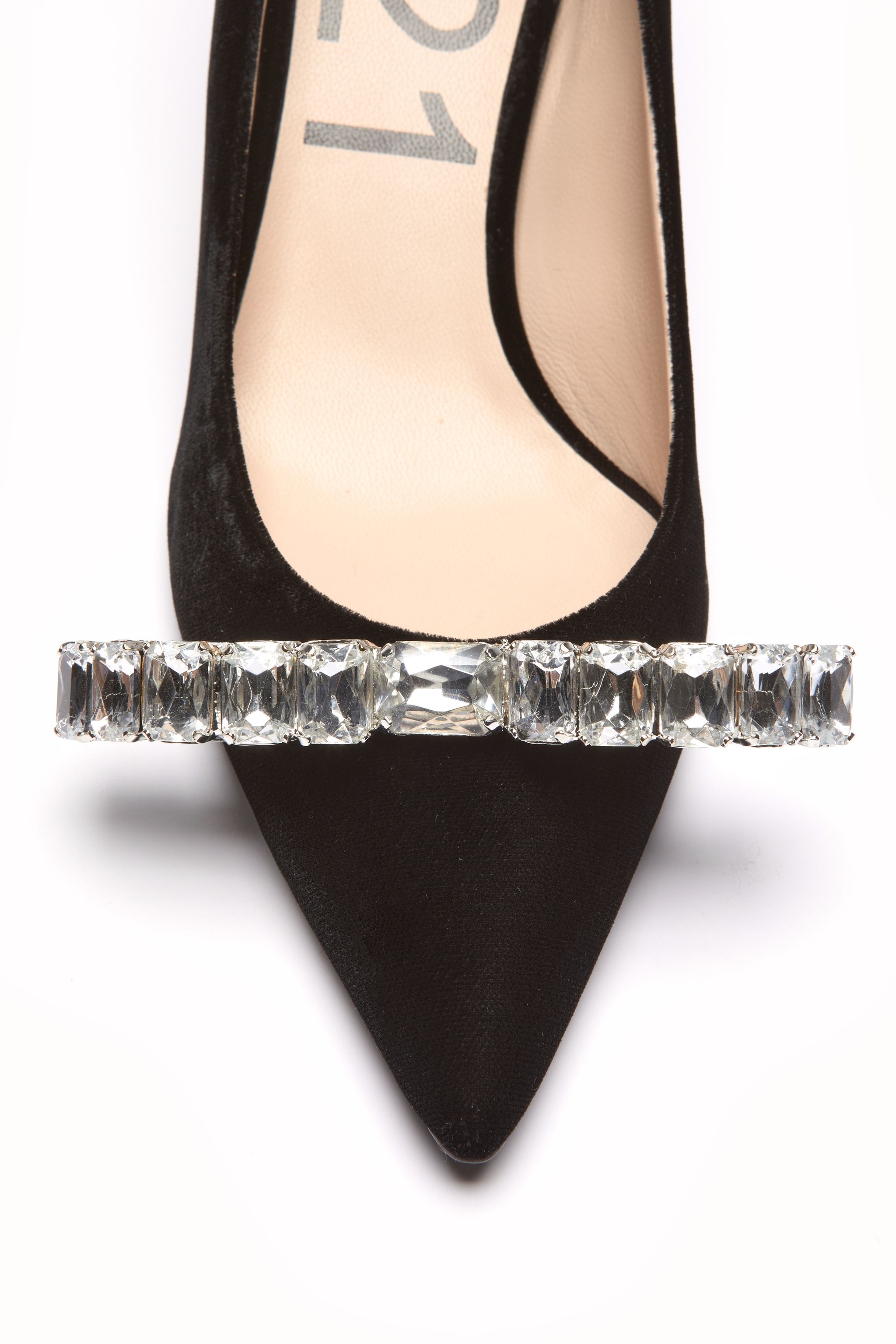 CRYSTAL-EMBELLISHED PUMPS - 5
