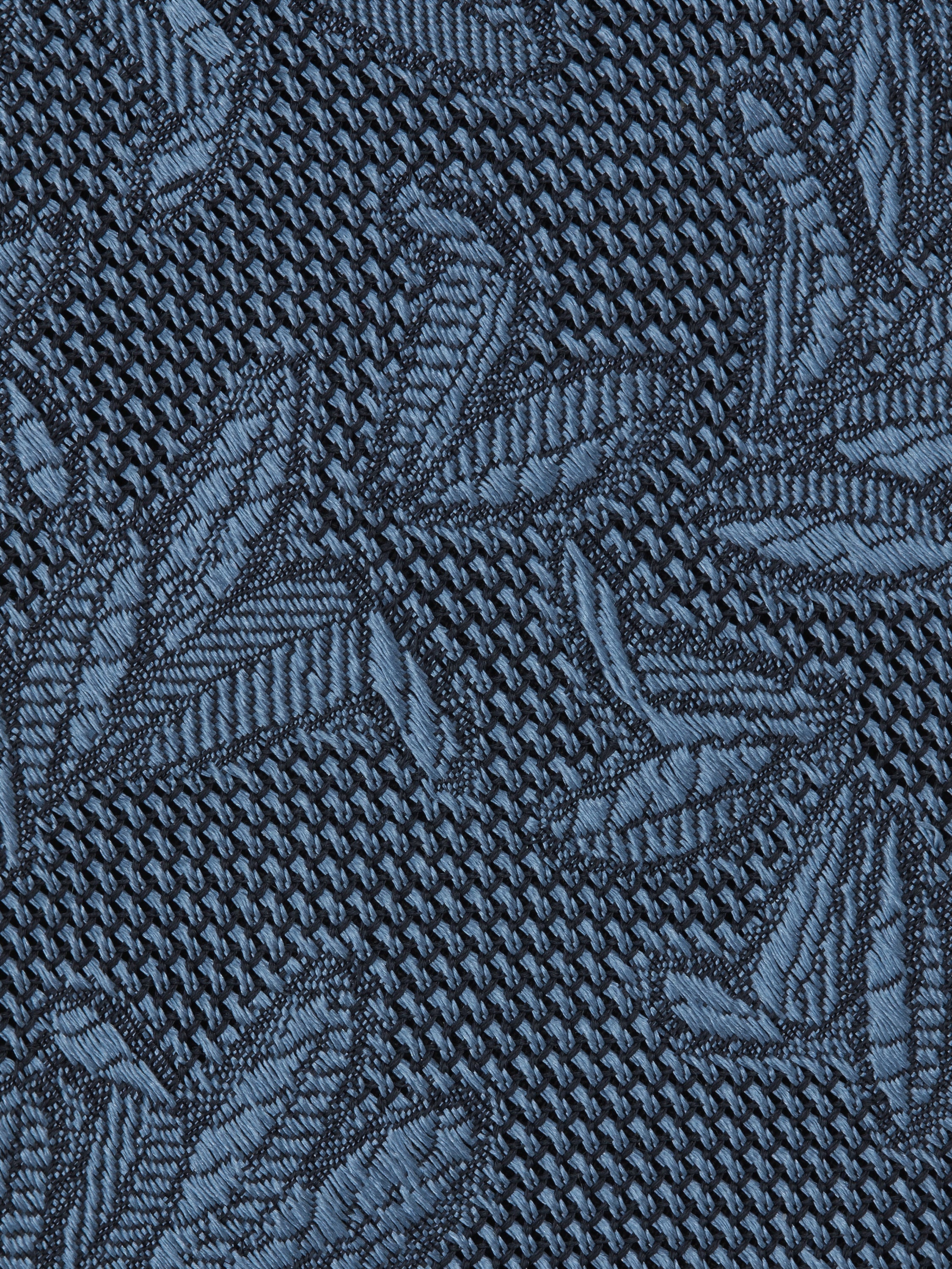 LIGHT BLUE SILK TIE - 2