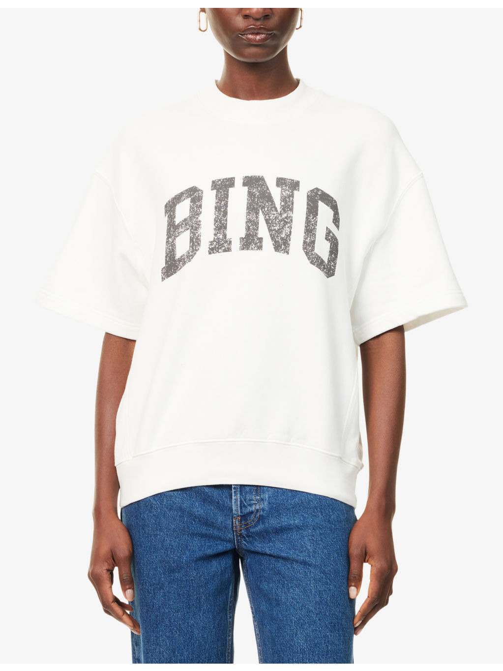 Jay Short-Sleeves Cotton-Jersey Sweatshirt - 3