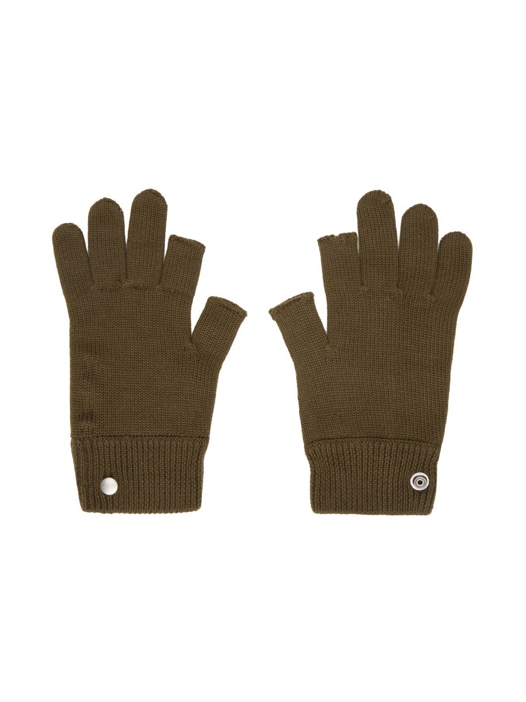 Khaki Porterville Touchscreen Gloves - 1