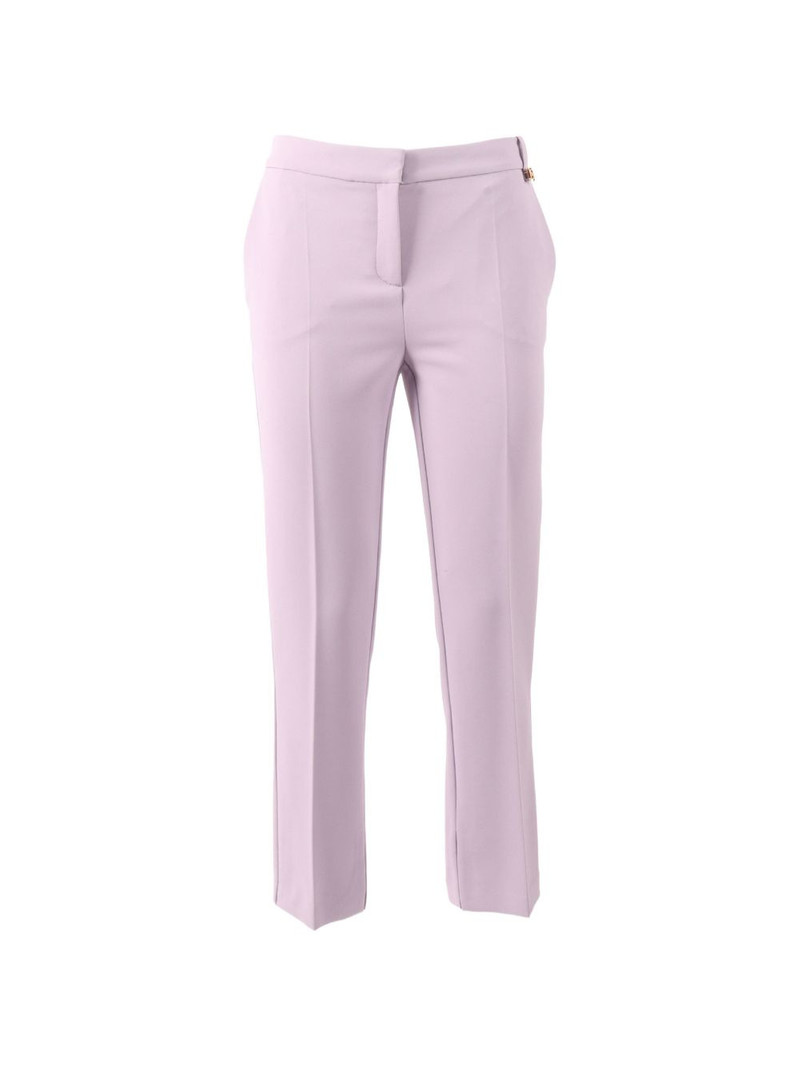 gold-tone detail trousers 1