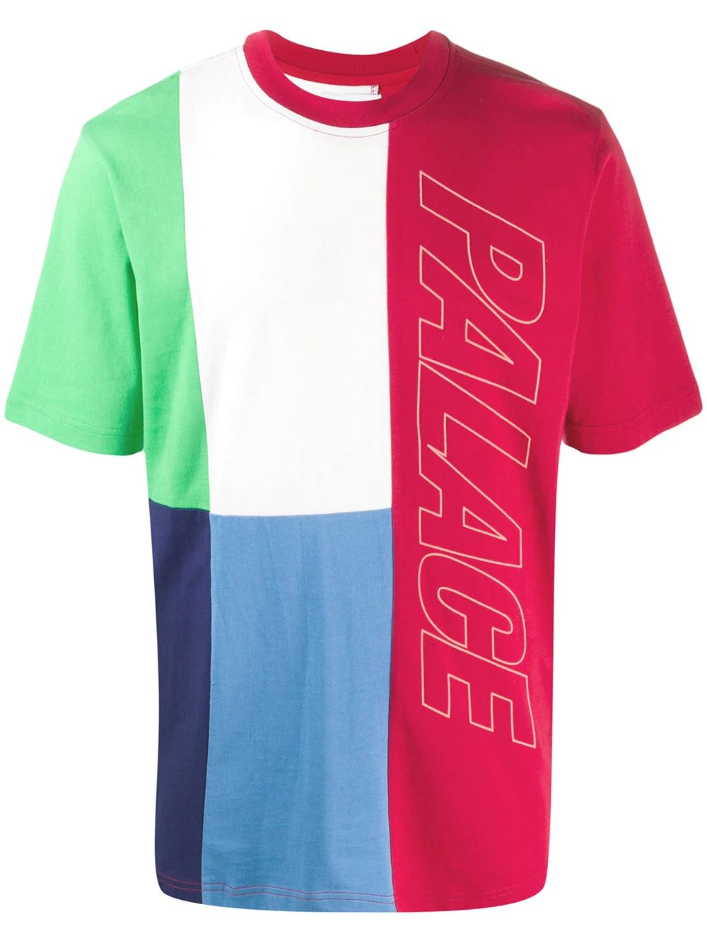 Flaggin colour block T-shirt - 1