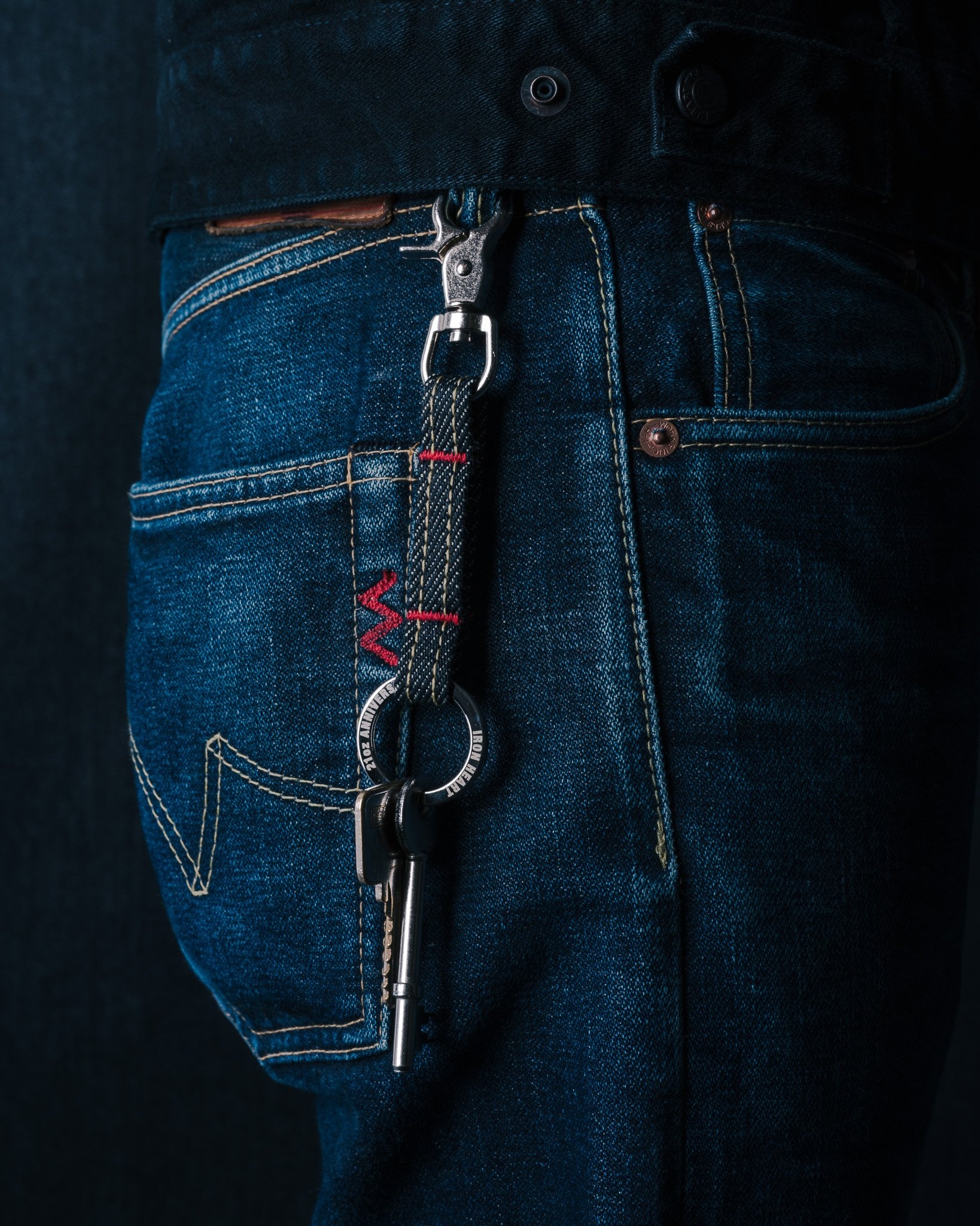 IHG-115 21oz Denim Keychain - 2