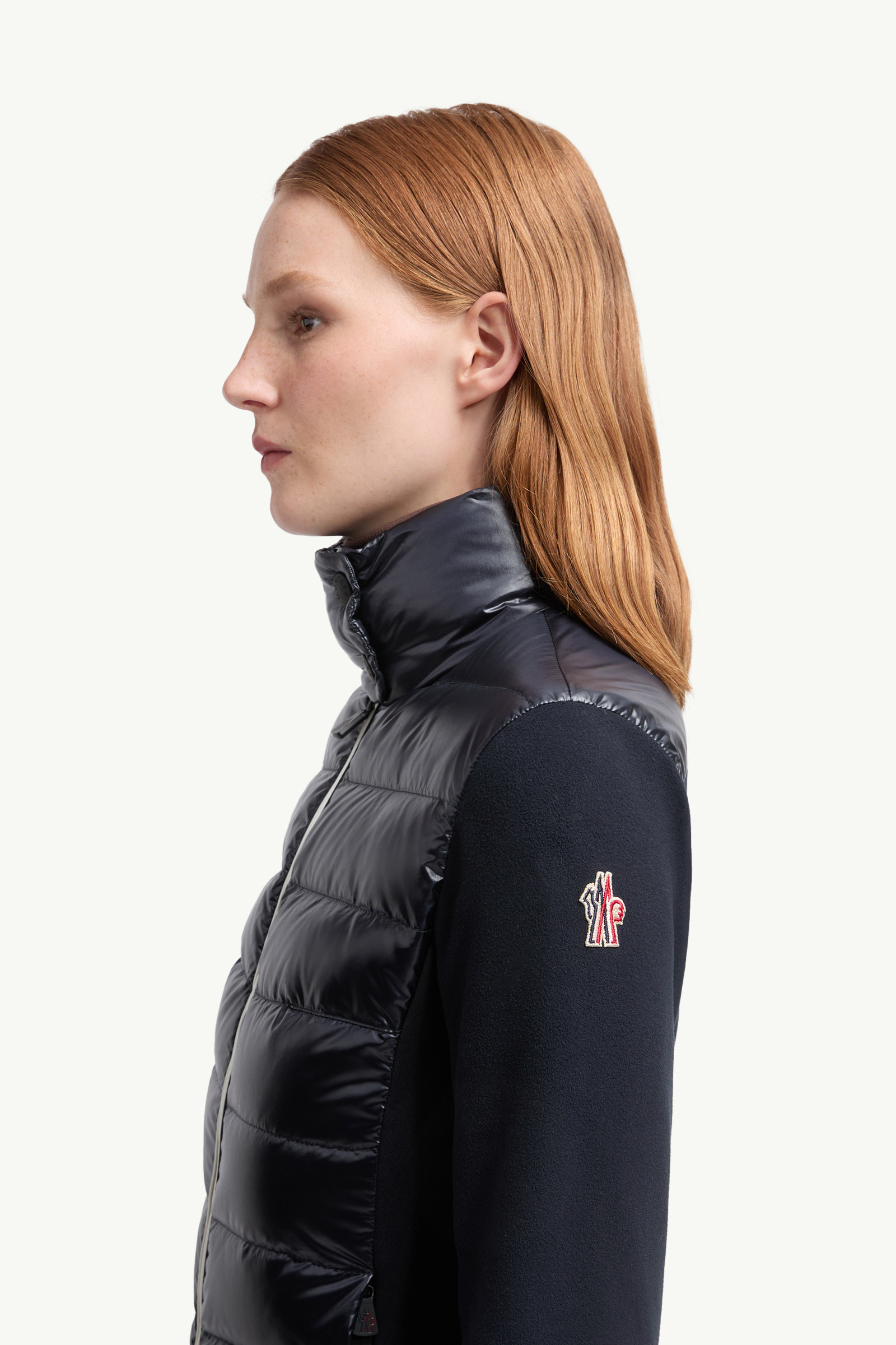 Padded Zip-Up Sweatshirt - 4