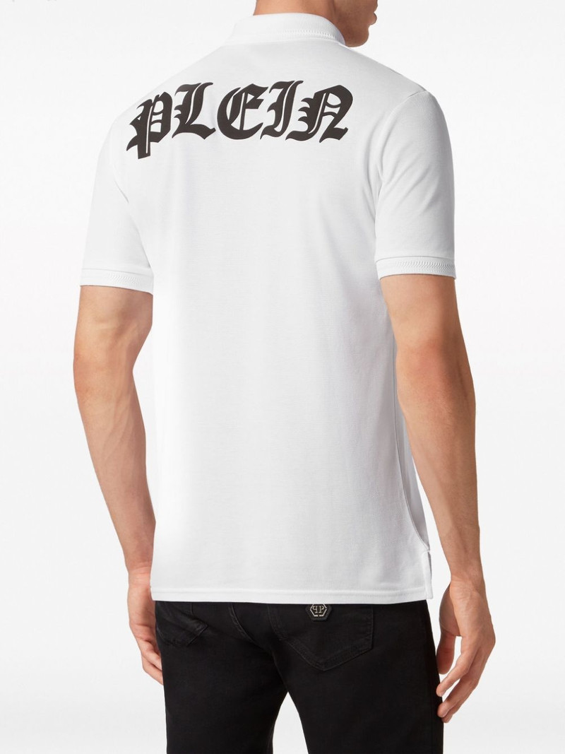 logo-print cotton polo shirt 4
