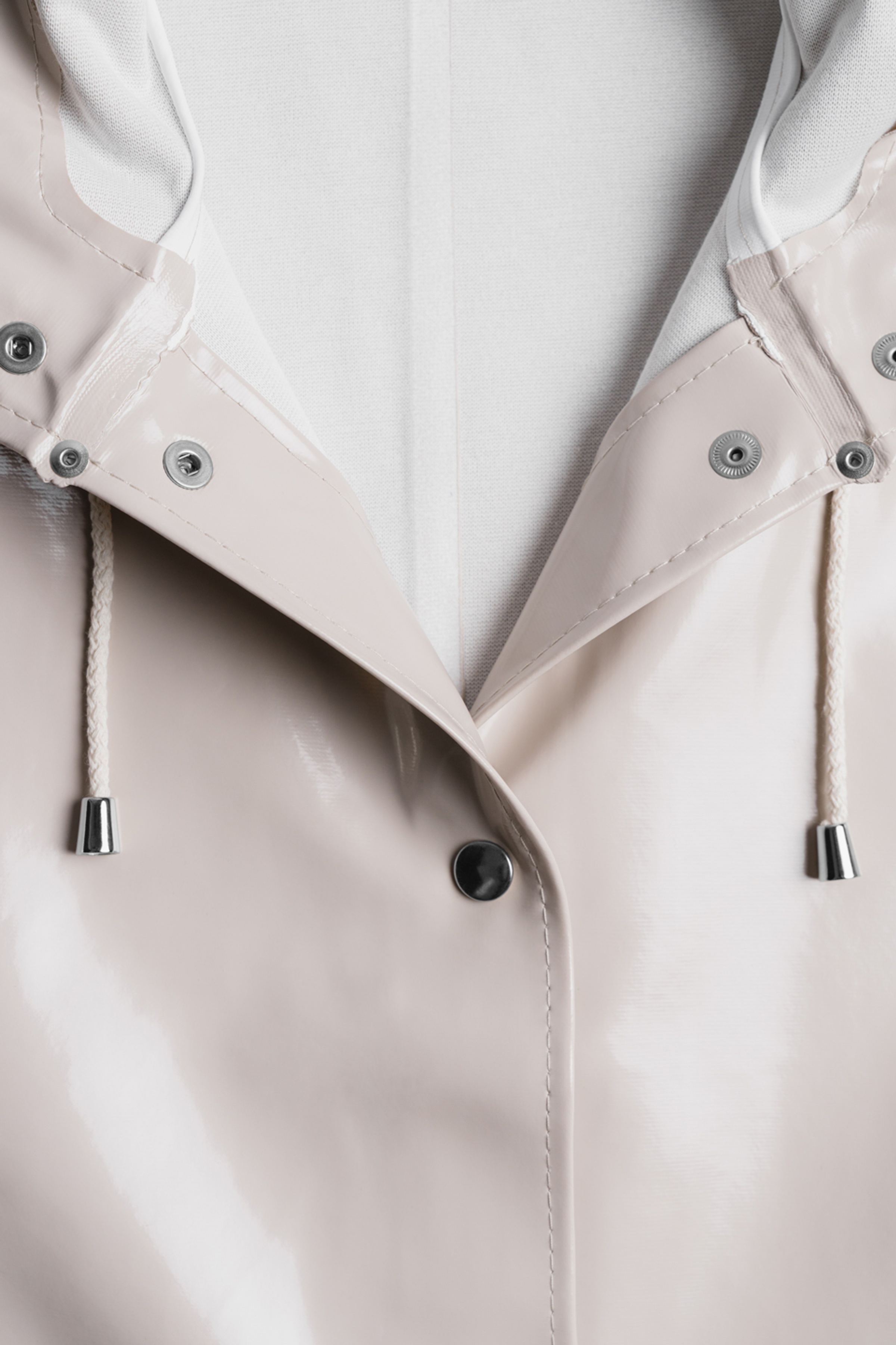 Mosebacke Long Opal Raincoat Light Sand - 1