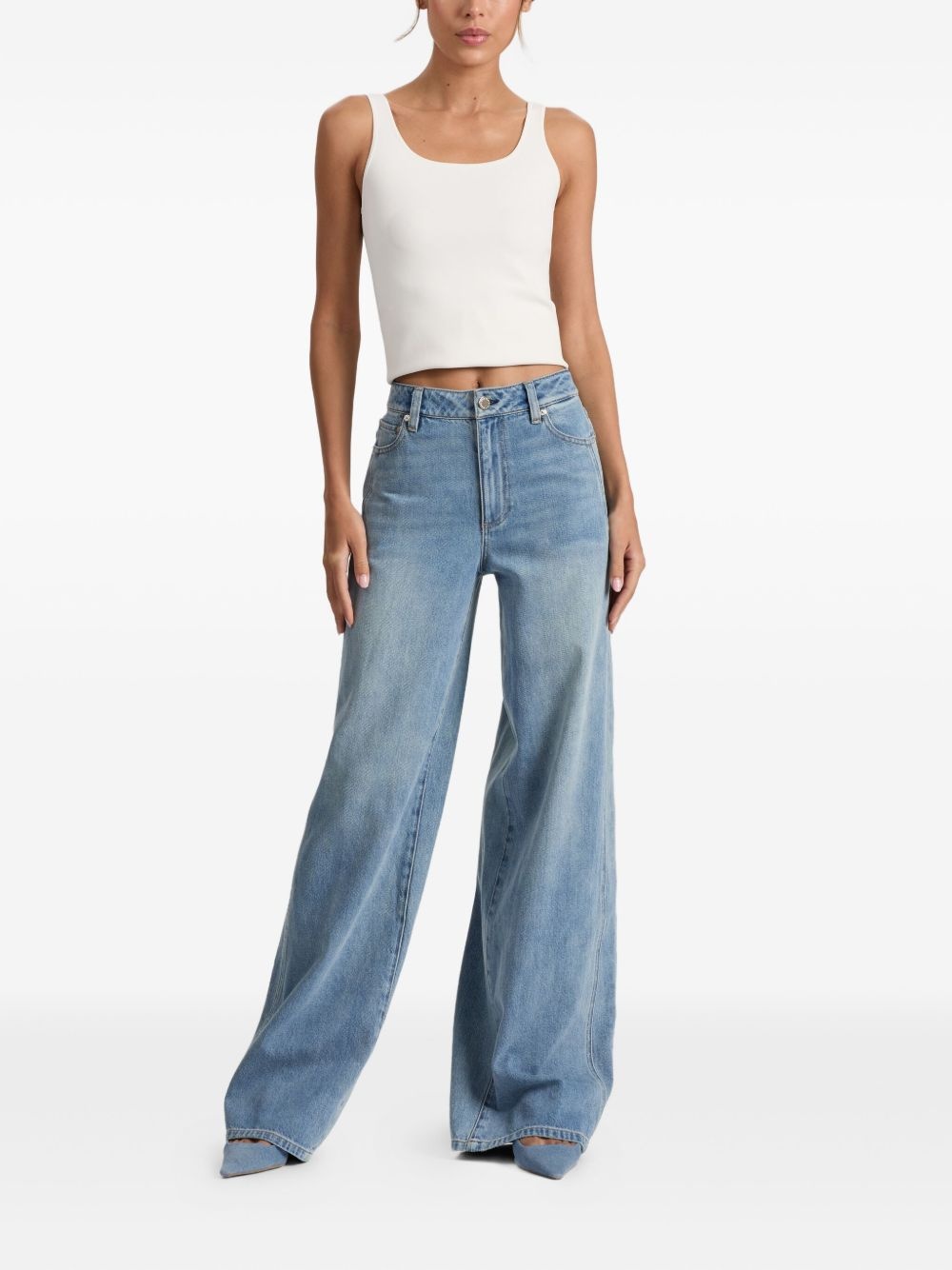wide-leg jeans - 2