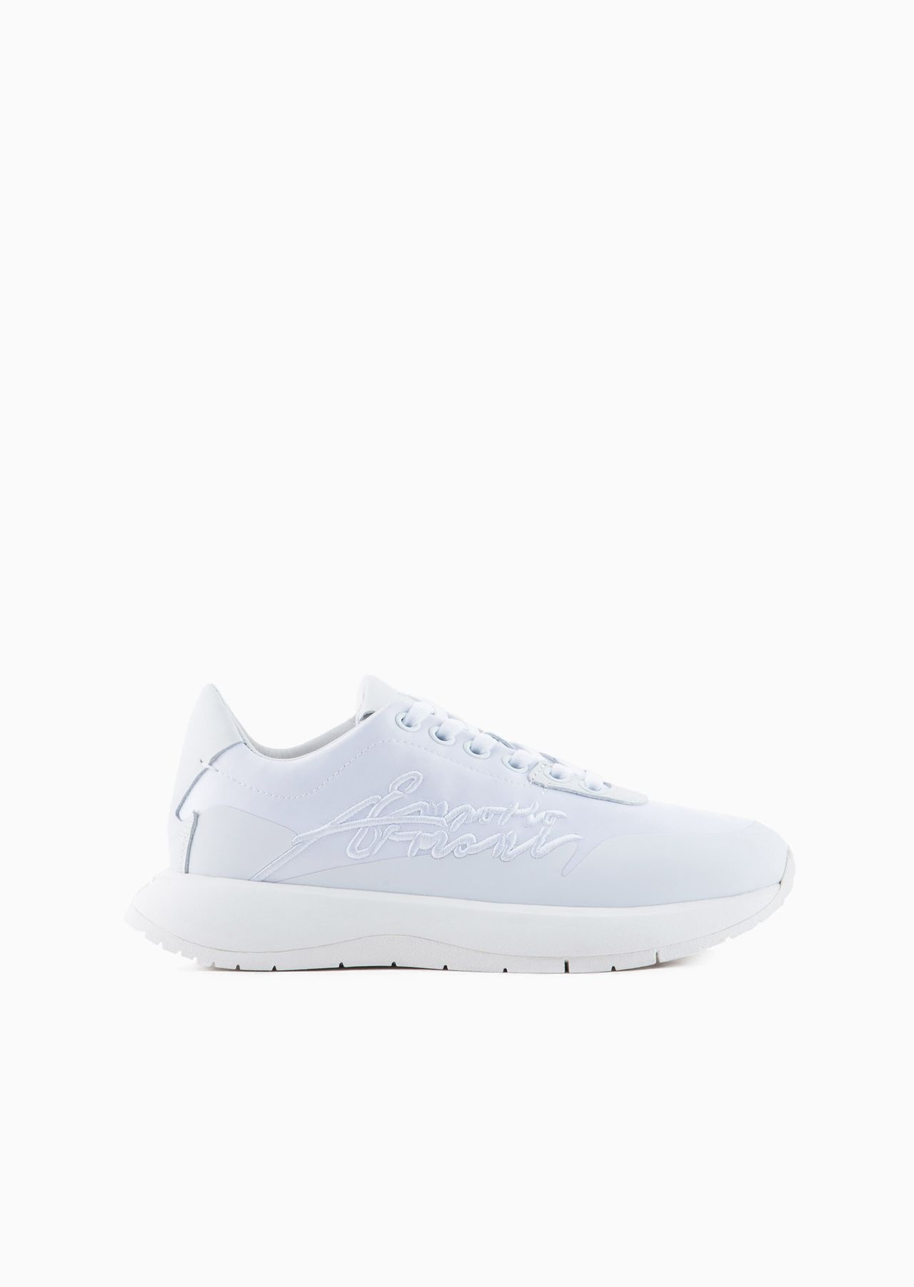 Nylon sneakers with Travel Essentials signature logo embroidery - 1