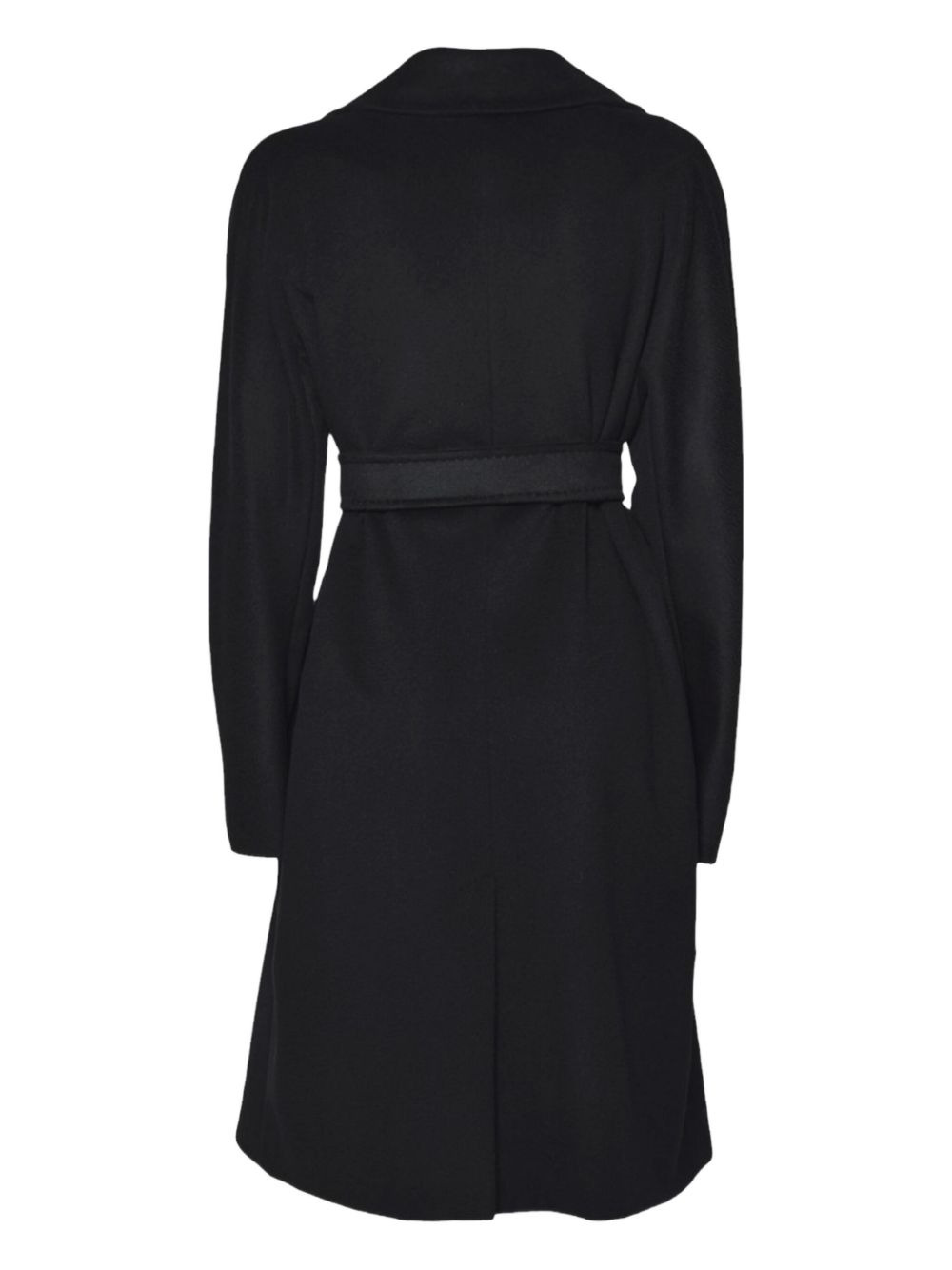 belted wrap coat - 2