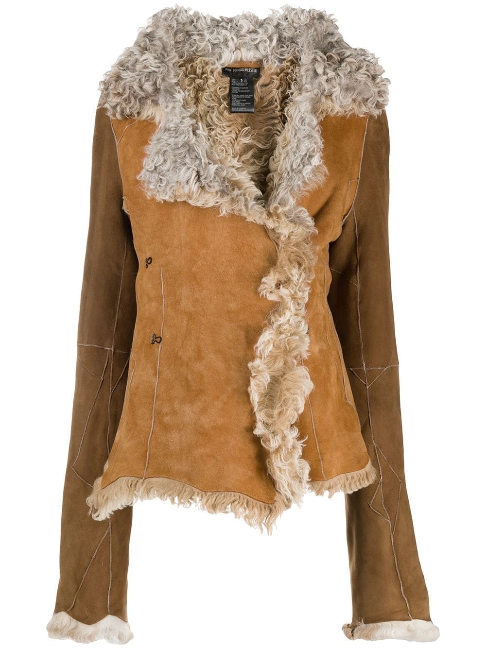 reversible shearling jacket  - 1