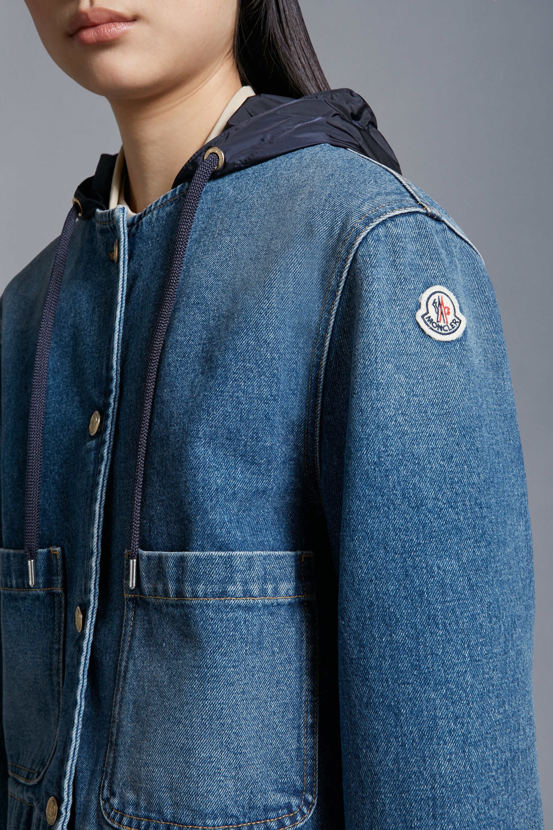 MONCLER【SALE】デニムジャケット LAMPUSA 00 1点限定★関税込み Moncler Lampusa Denim Jacket | REVERSIBLE