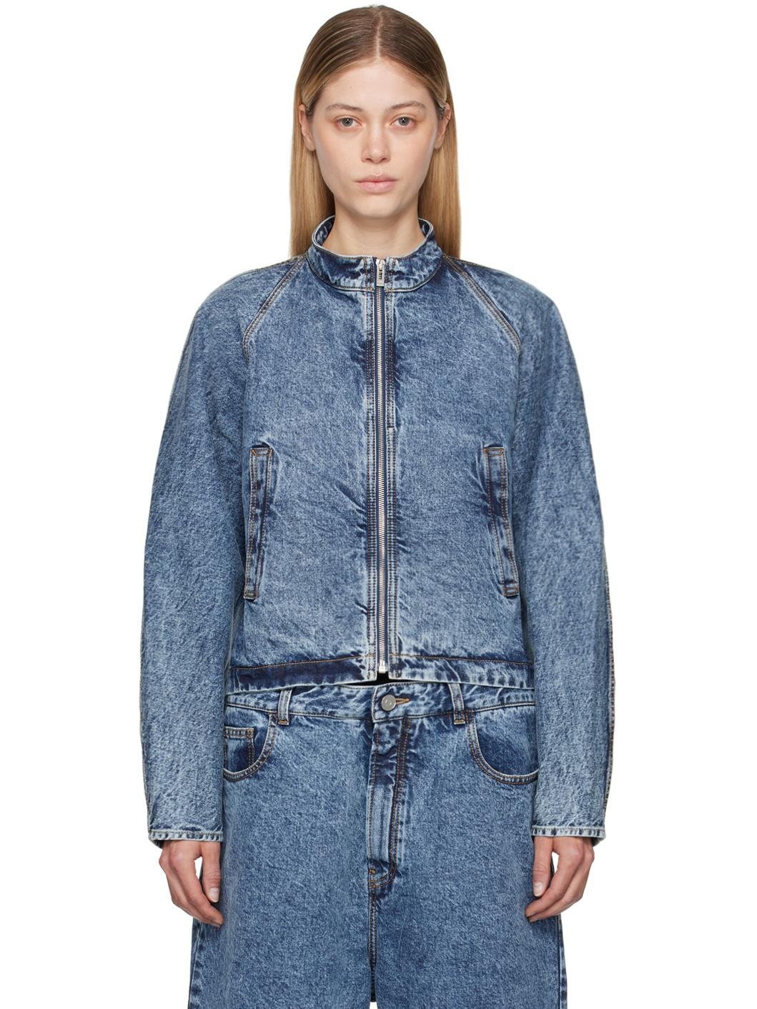 Blue Racing Denim Jacket - 1
