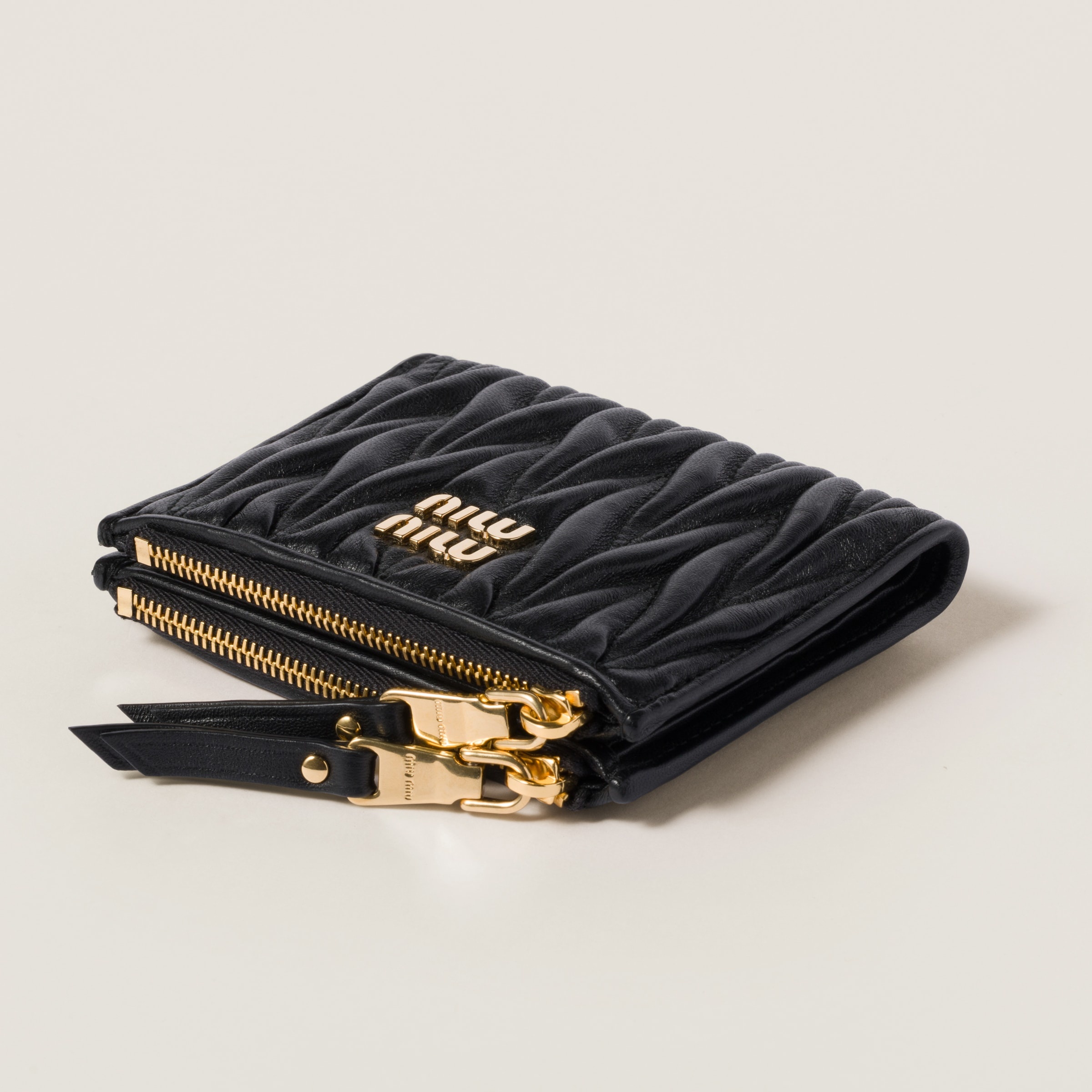Small wallet in matelassé nappa leather - 4