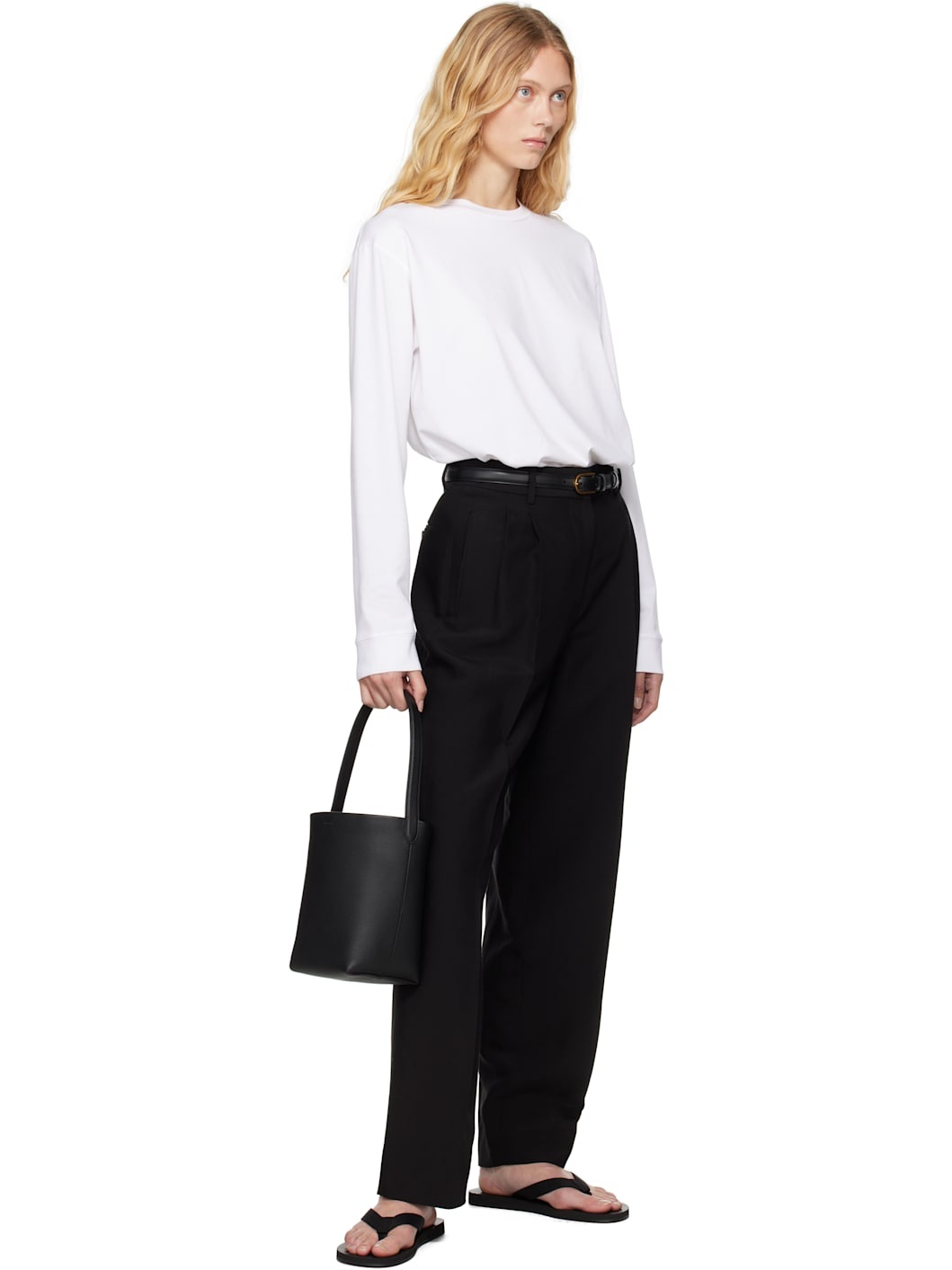 Black Small N/S Park Tote - 4