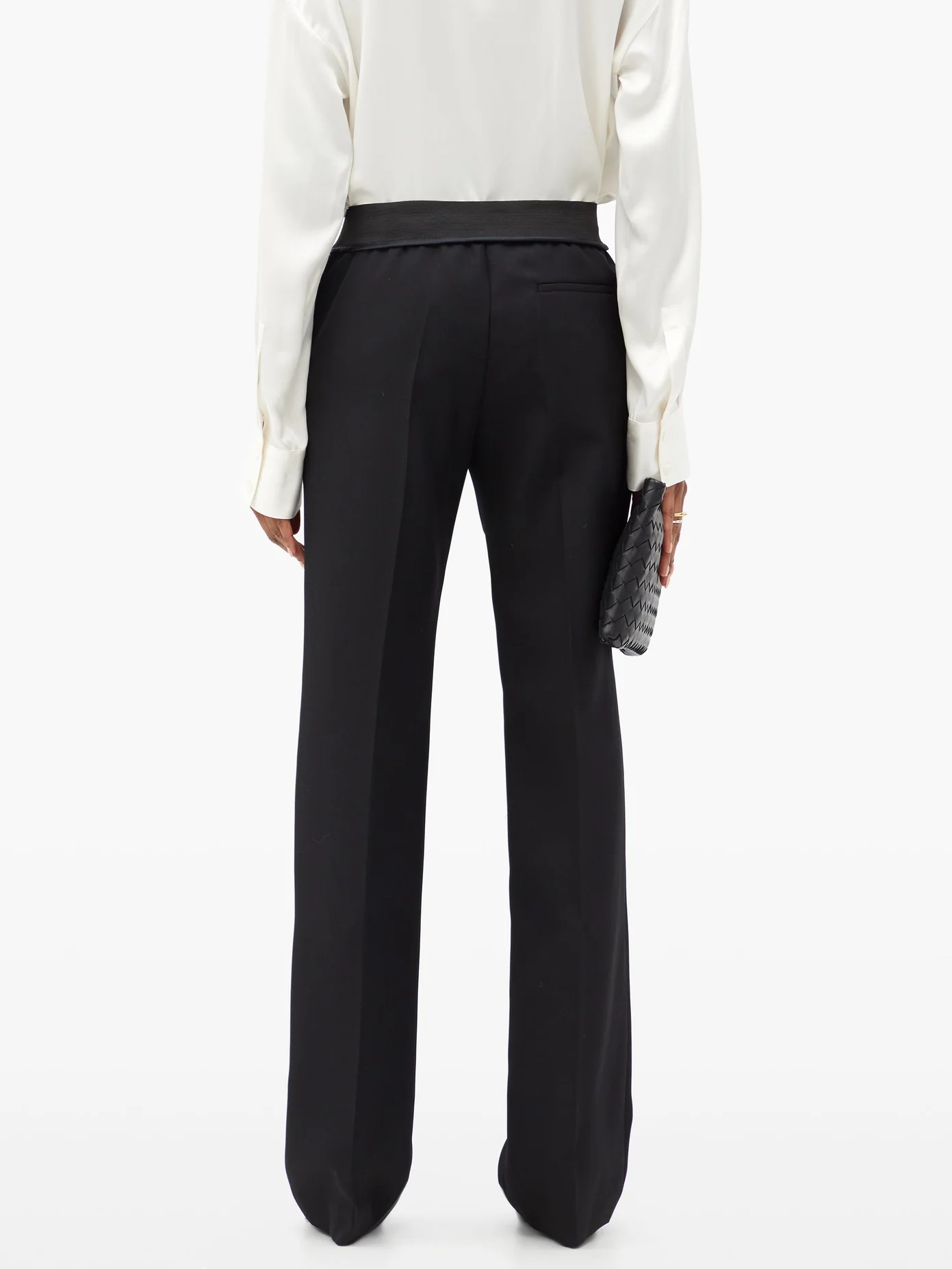 Miles wool straight-leg trousers - 5