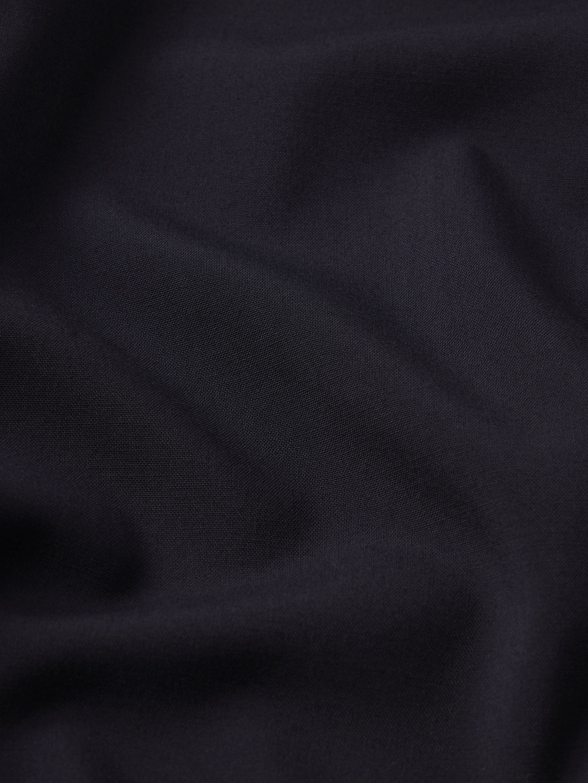 Unlined Wool Blazer in Dark Navy - 4