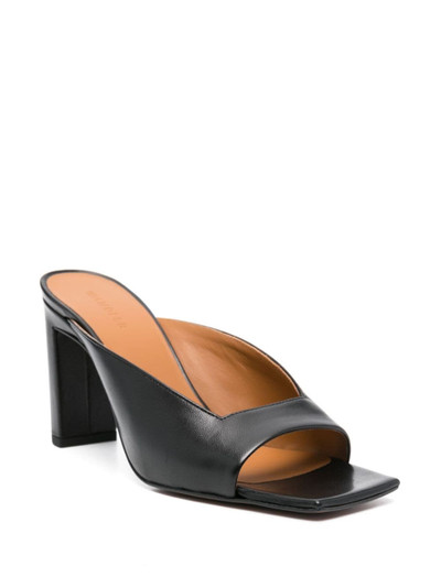 WANDLER Isa 85mm leather mules outlook