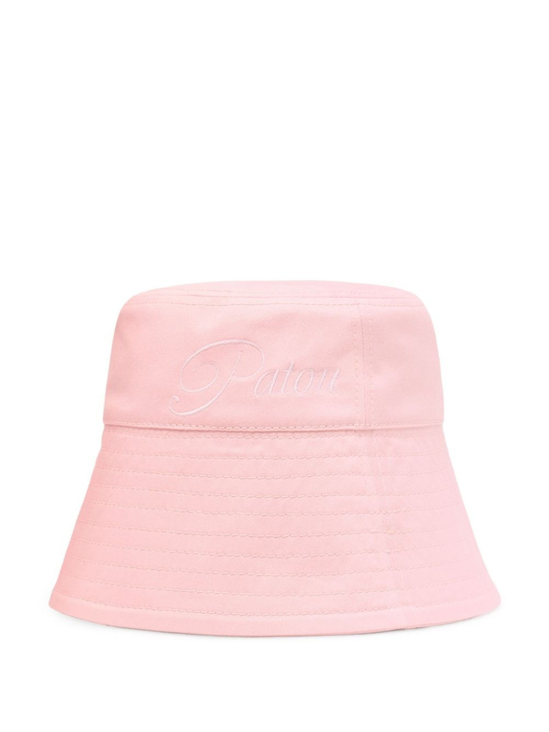 logo-embroidered bucket hat 1