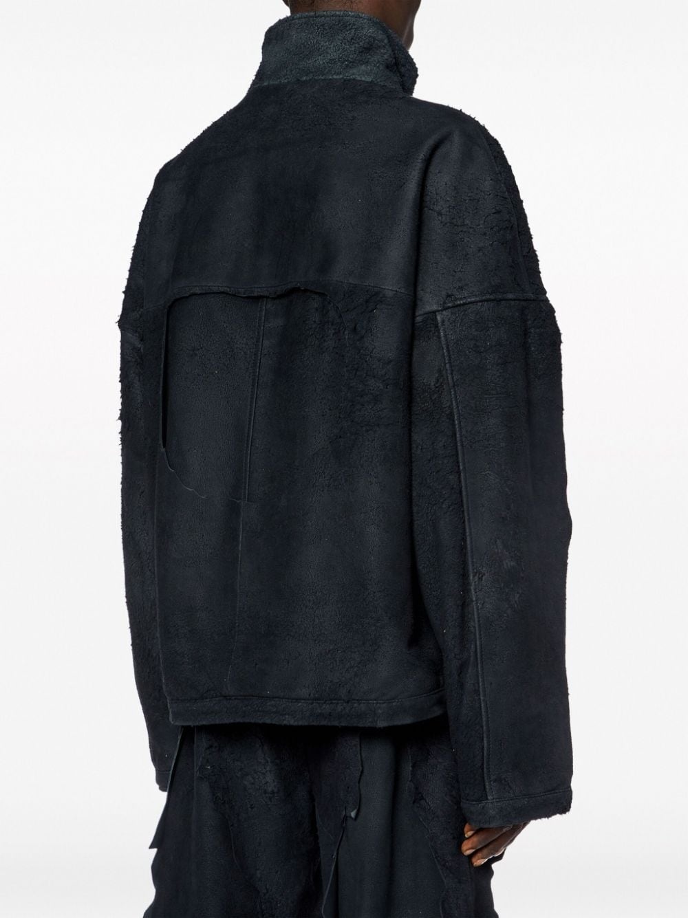 L-Hesse distressed-effect jacket - 4