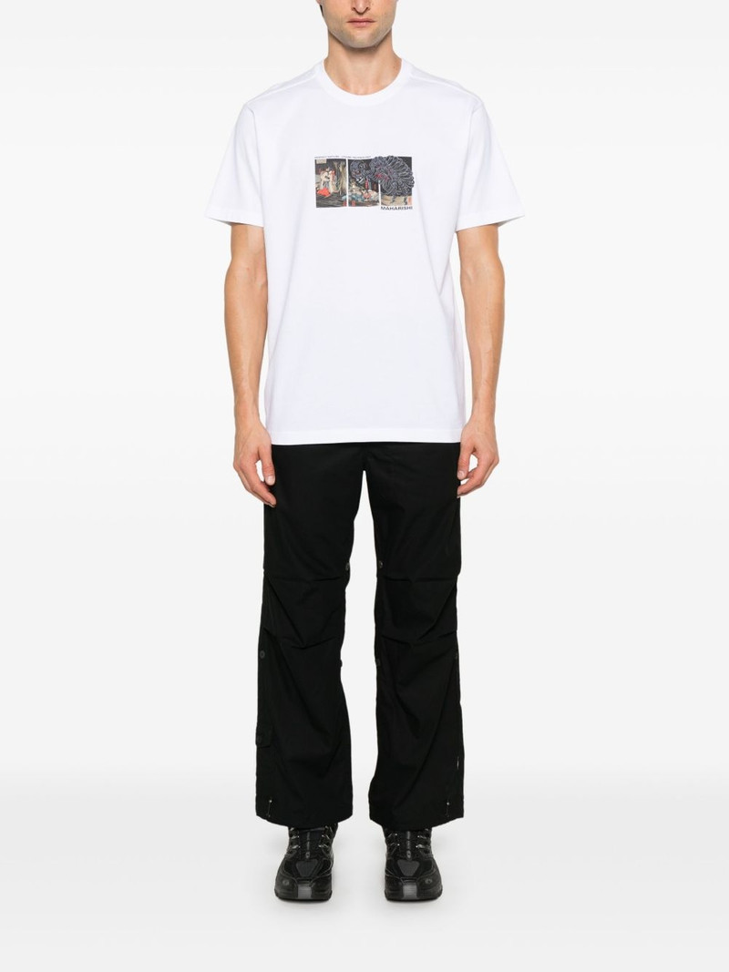 MAHARISHI 1395 Cyber Skeleton T-shirt outlook