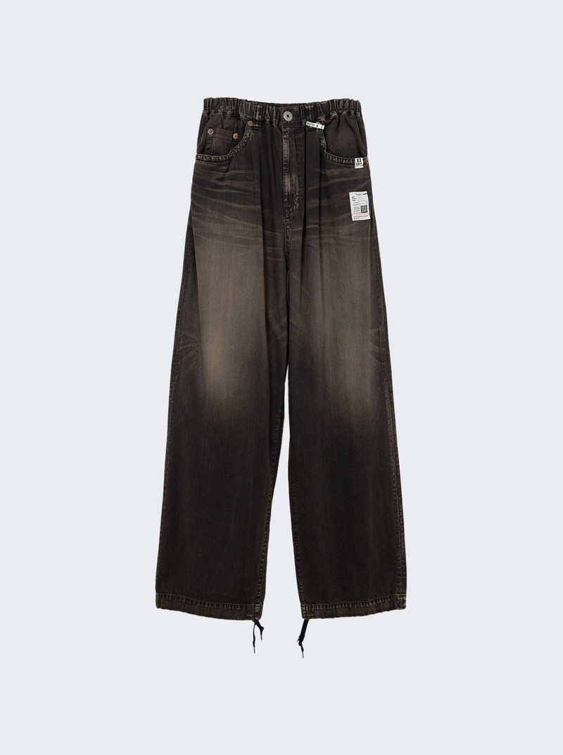 Light Wide Jeans Black 1