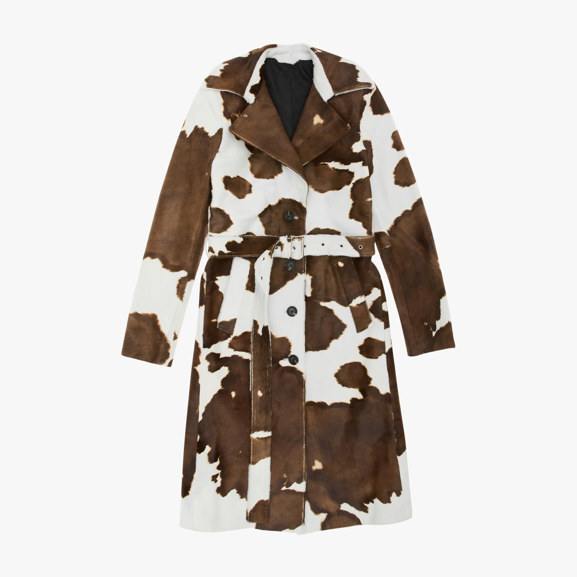 COWHIDE TRENCH COAT - 1